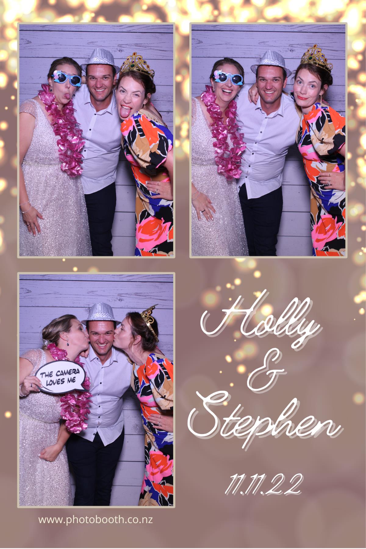 Holly & Stephen's Wedding | View more photos from the event at gallery.photobooth.co.nz/u/SelfieCentral/Holly-Stephens-Wedding