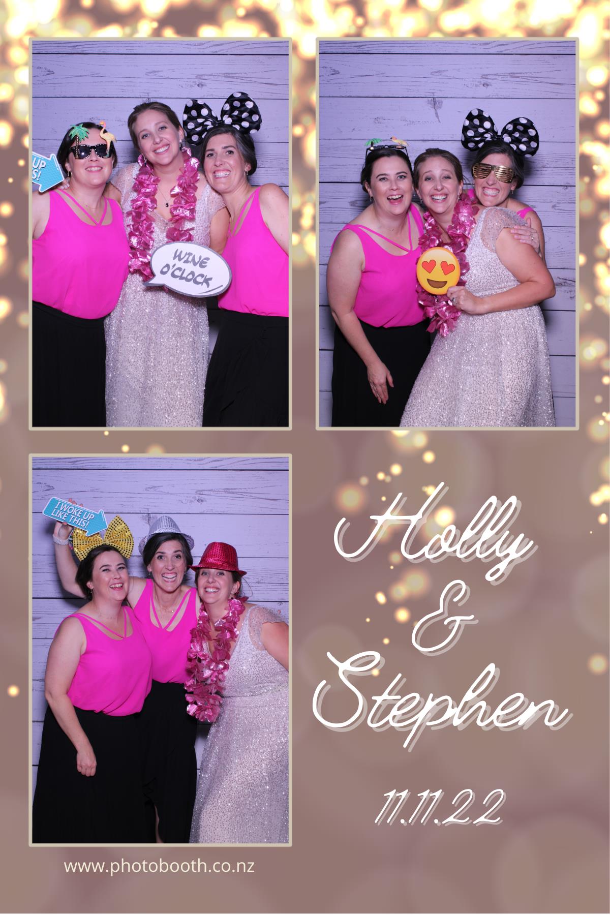 Holly & Stephen's Wedding | View more photos from the event at gallery.photobooth.co.nz/u/SelfieCentral/Holly-Stephens-Wedding