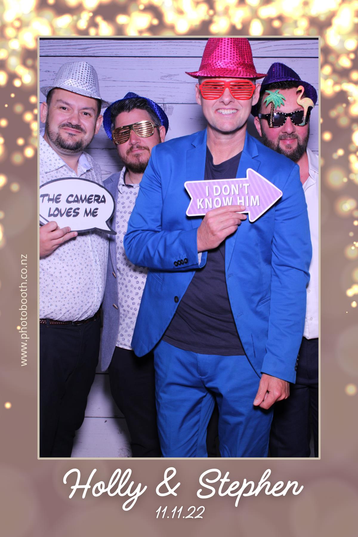 Holly & Stephen's Wedding | View more photos from the event at gallery.photobooth.co.nz/u/SelfieCentral/Holly-Stephens-Wedding