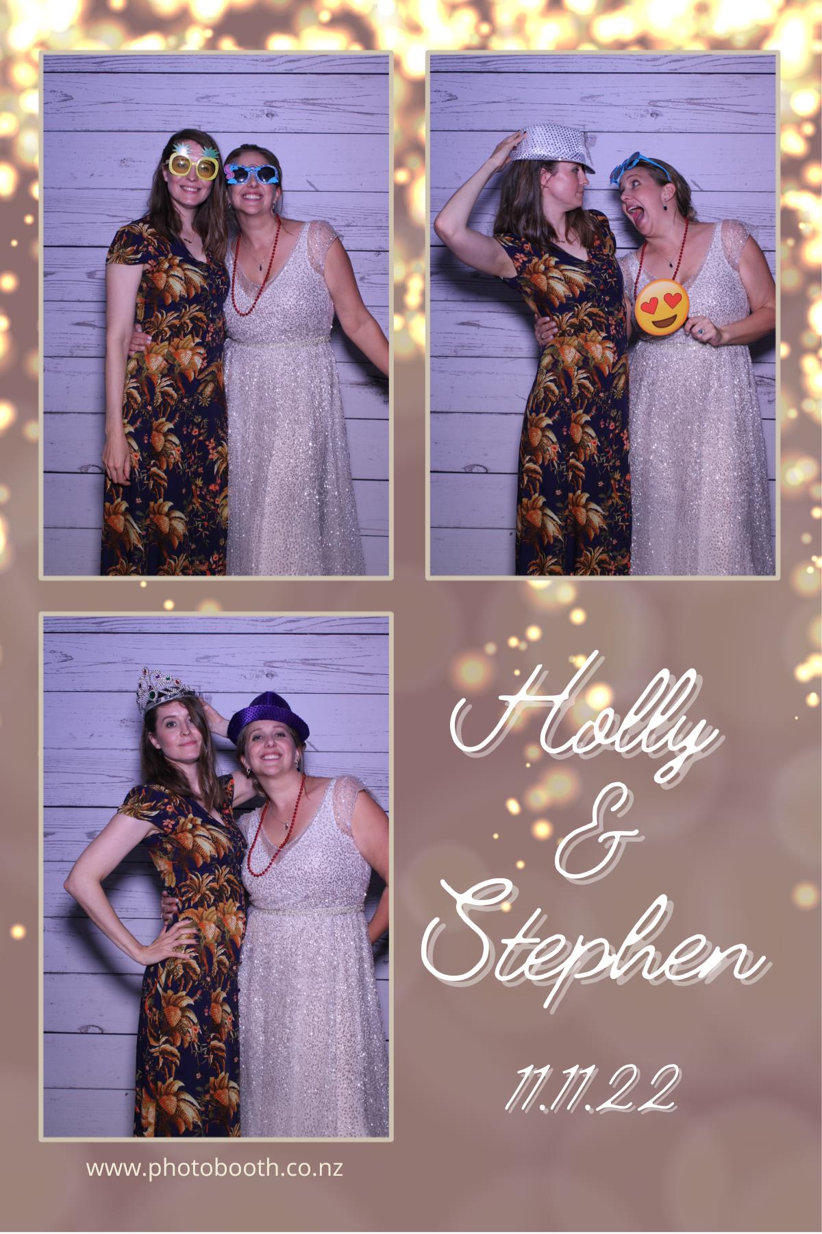 Holly & Stephen's Wedding | View more photos from the event at gallery.photobooth.co.nz/u/SelfieCentral/Holly-Stephens-Wedding
