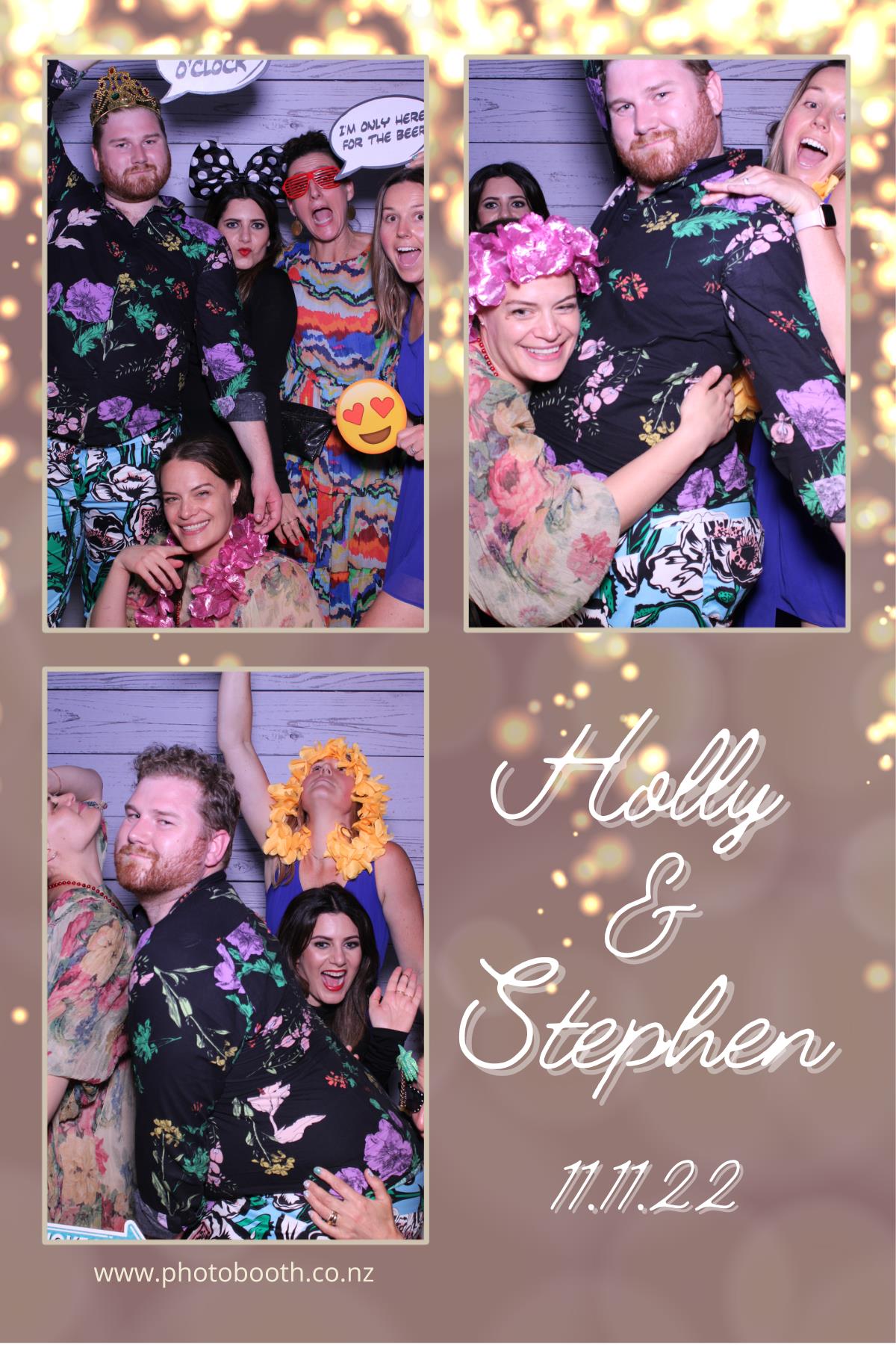 Holly & Stephen's Wedding | View more photos from the event at gallery.photobooth.co.nz/u/SelfieCentral/Holly-Stephens-Wedding