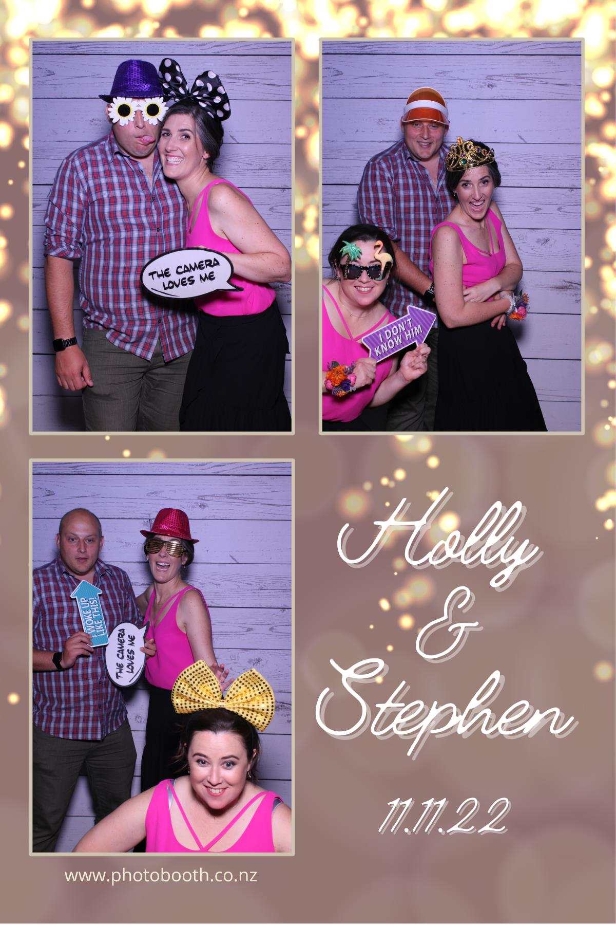 Holly & Stephen's Wedding | View more photos from the event at gallery.photobooth.co.nz/u/SelfieCentral/Holly-Stephens-Wedding