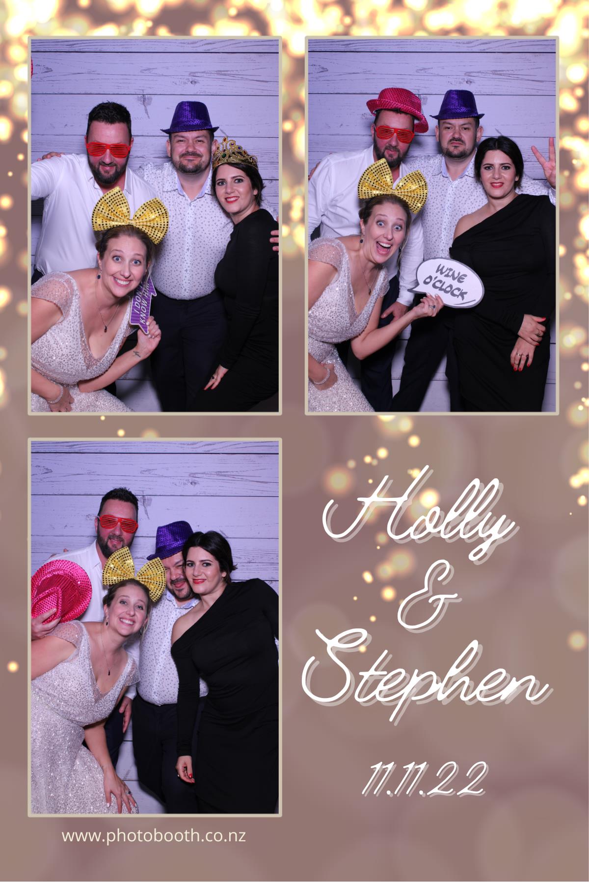 Holly & Stephen's Wedding | View more photos from the event at gallery.photobooth.co.nz/u/SelfieCentral/Holly-Stephens-Wedding