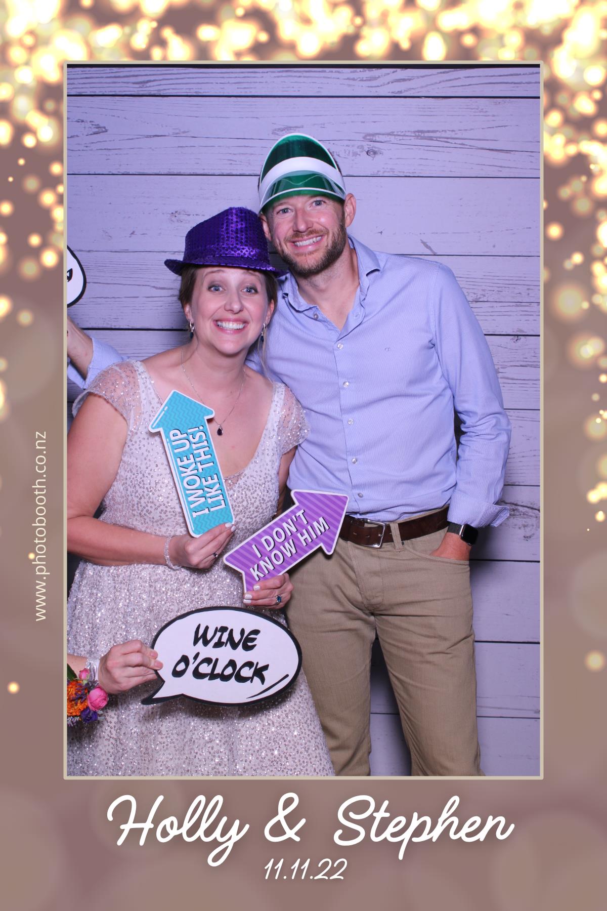 Holly & Stephen's Wedding | View more photos from the event at gallery.photobooth.co.nz/u/SelfieCentral/Holly-Stephens-Wedding