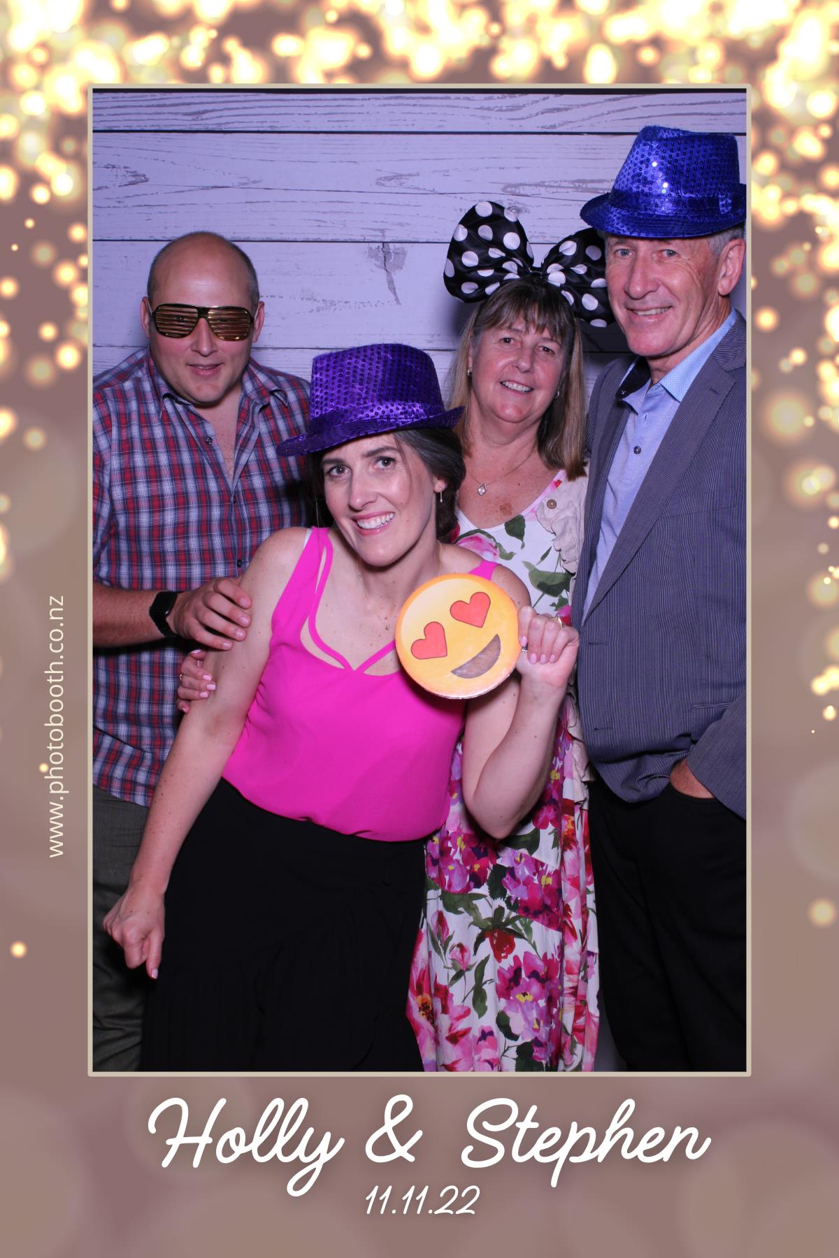 Holly & Stephen's Wedding | View more photos from the event at gallery.photobooth.co.nz/u/SelfieCentral/Holly-Stephens-Wedding