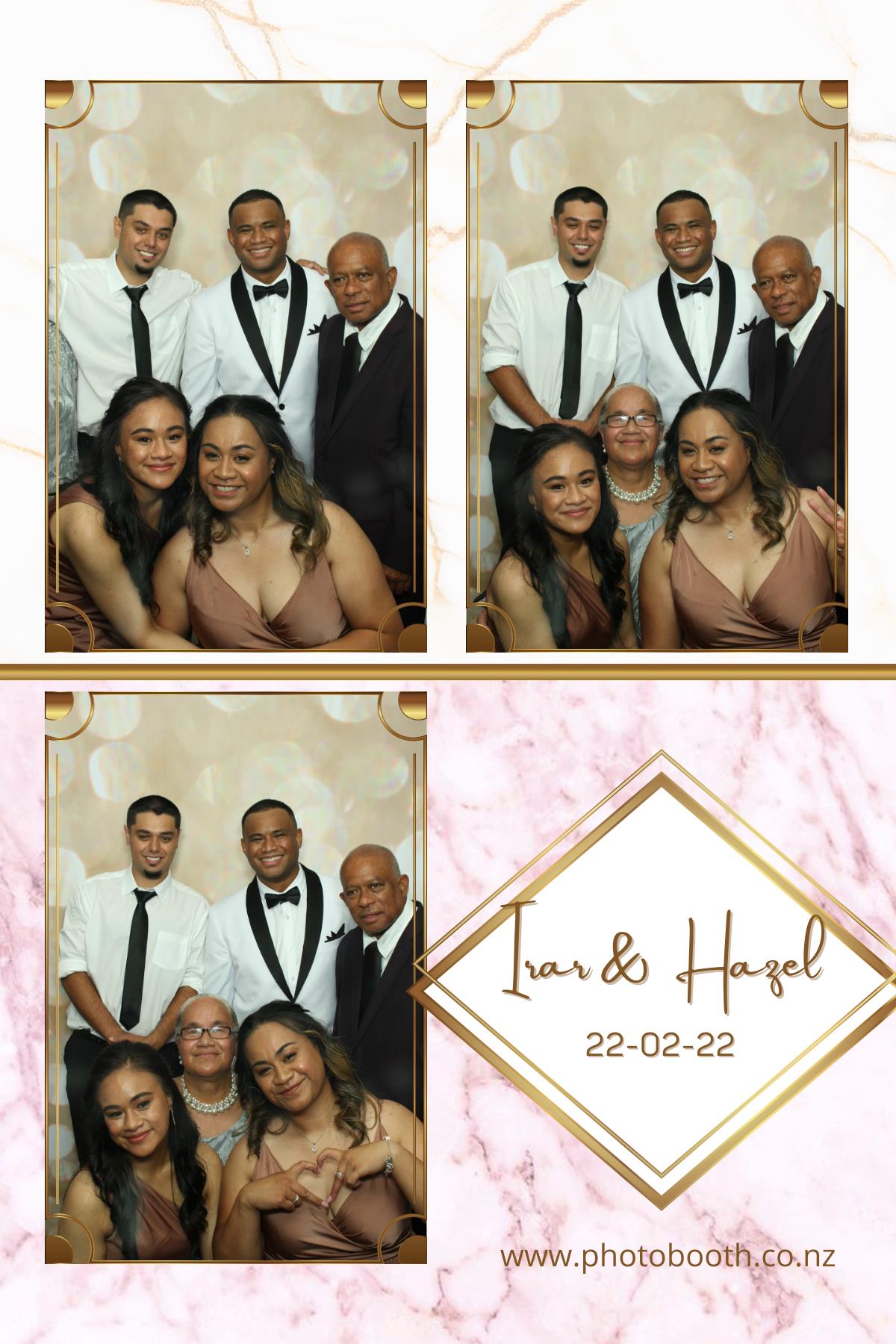 Irar & Hazel's Wedding | View more photos from the event at gallery.photobooth.co.nz/u/SelfieCentral/Irar-Hazels-Wedding