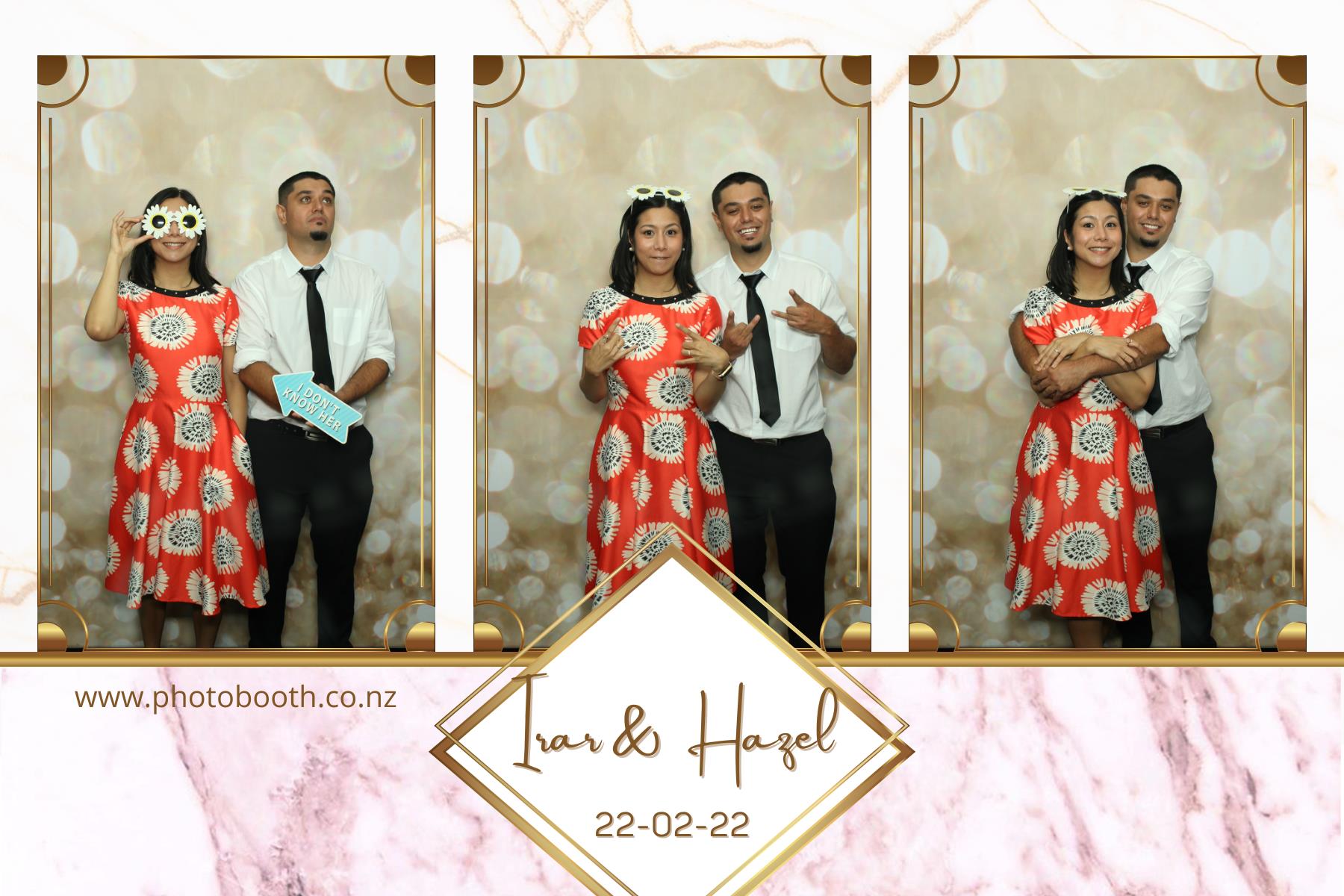 Irar & Hazel's Wedding | View more photos from the event at gallery.photobooth.co.nz/u/SelfieCentral/Irar-Hazels-Wedding