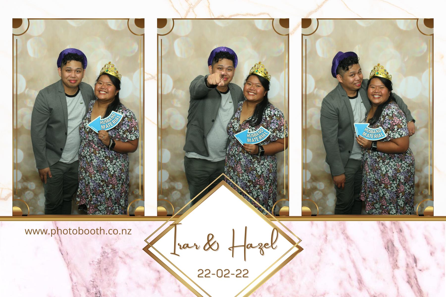 Irar & Hazel's Wedding | View more photos from the event at gallery.photobooth.co.nz/u/SelfieCentral/Irar-Hazels-Wedding