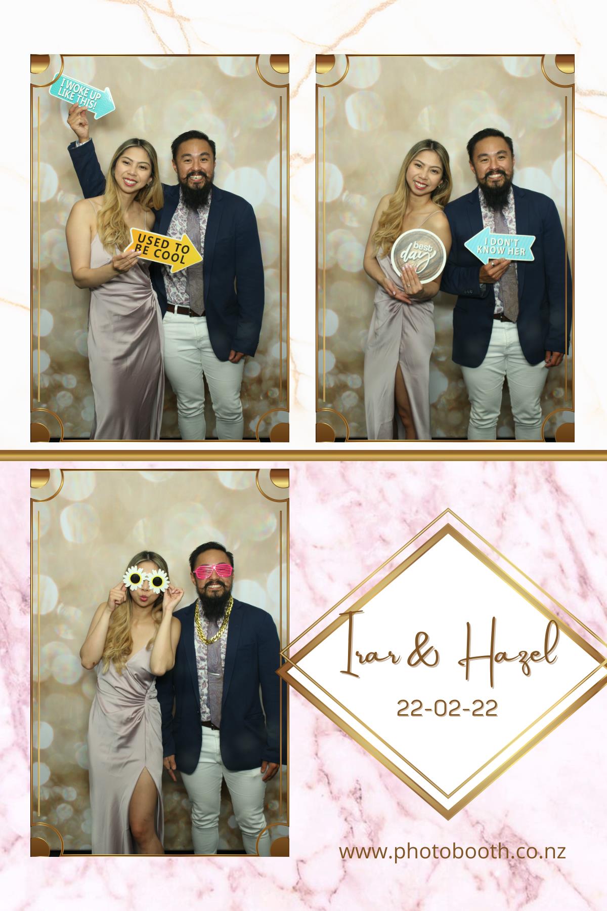 Irar & Hazel's Wedding | View more photos from the event at gallery.photobooth.co.nz/u/SelfieCentral/Irar-Hazels-Wedding
