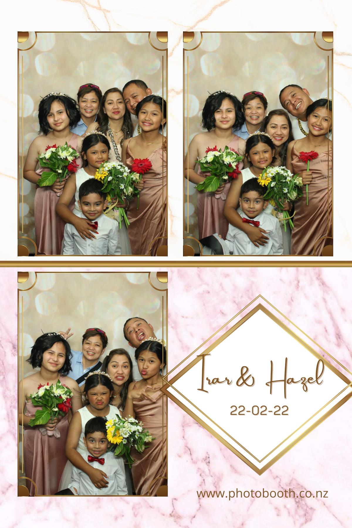Irar & Hazel's Wedding | View more photos from the event at gallery.photobooth.co.nz/u/SelfieCentral/Irar-Hazels-Wedding