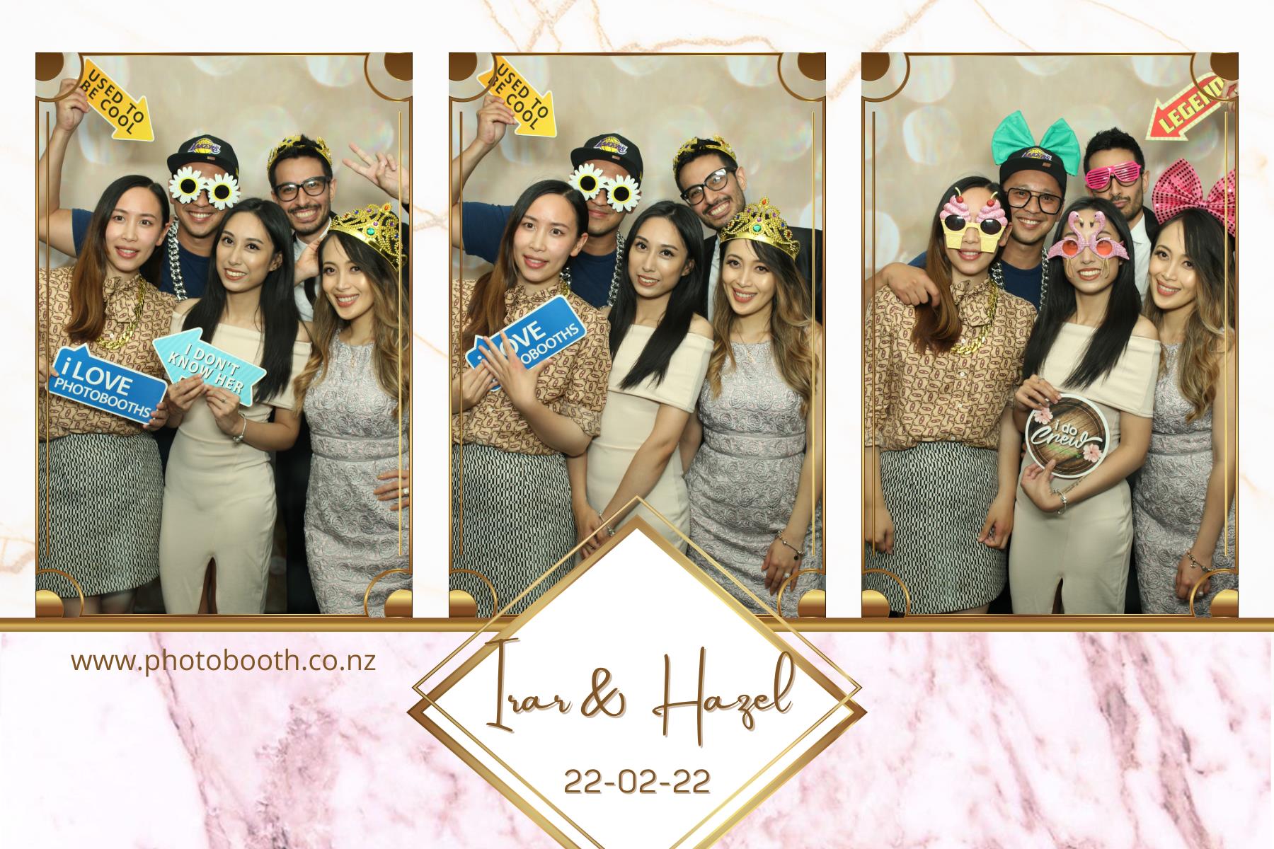 Irar & Hazel's Wedding | View more photos from the event at gallery.photobooth.co.nz/u/SelfieCentral/Irar-Hazels-Wedding