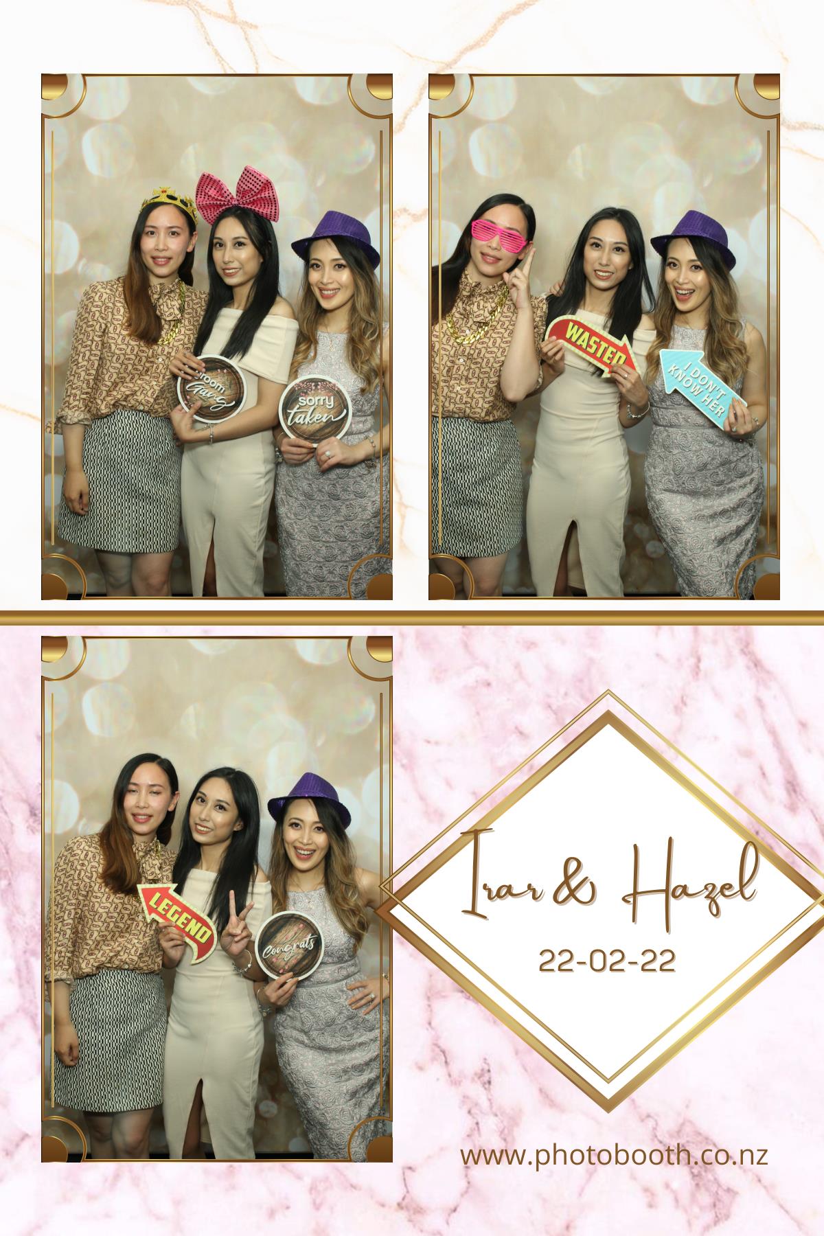 Irar & Hazel's Wedding | View more photos from the event at gallery.photobooth.co.nz/u/SelfieCentral/Irar-Hazels-Wedding