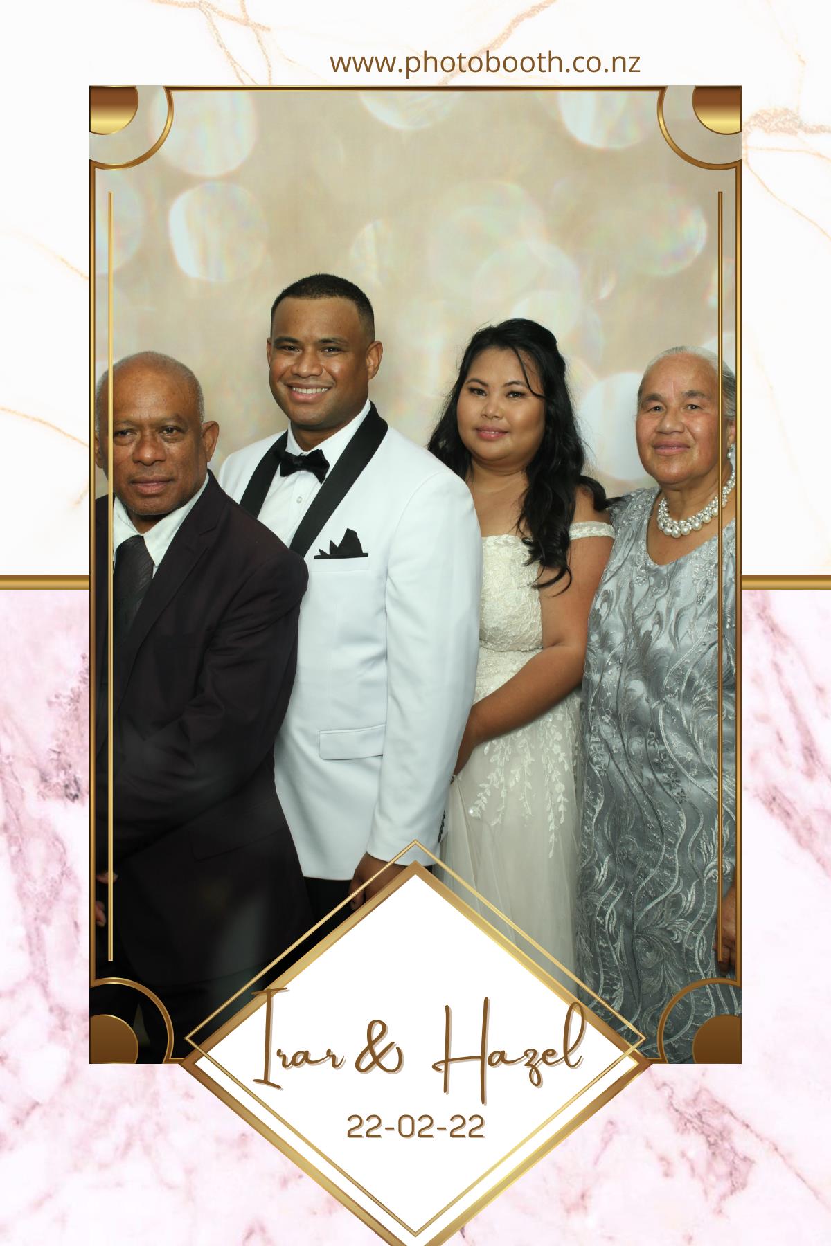 Irar & Hazel's Wedding | View more photos from the event at gallery.photobooth.co.nz/u/SelfieCentral/Irar-Hazels-Wedding