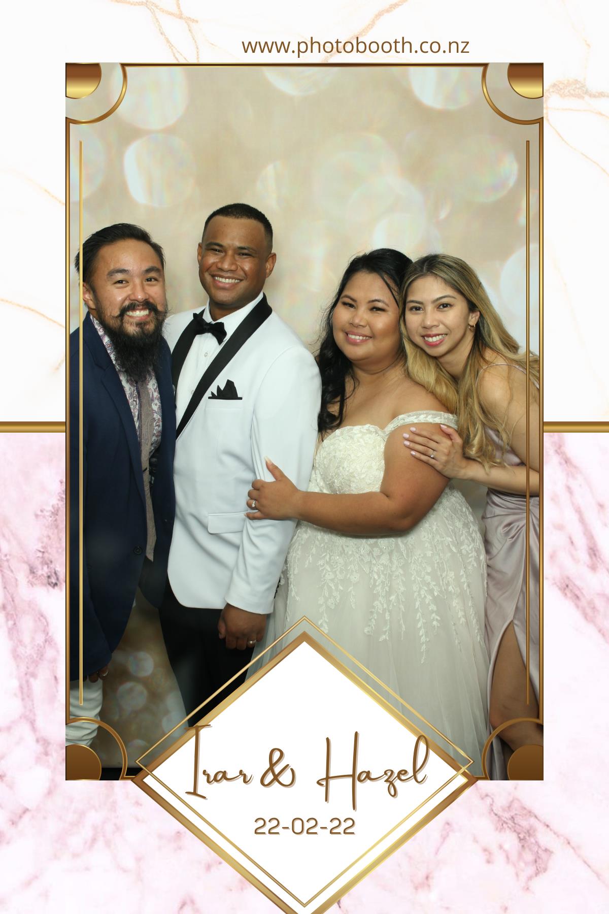 Irar & Hazel's Wedding | View more photos from the event at gallery.photobooth.co.nz/u/SelfieCentral/Irar-Hazels-Wedding