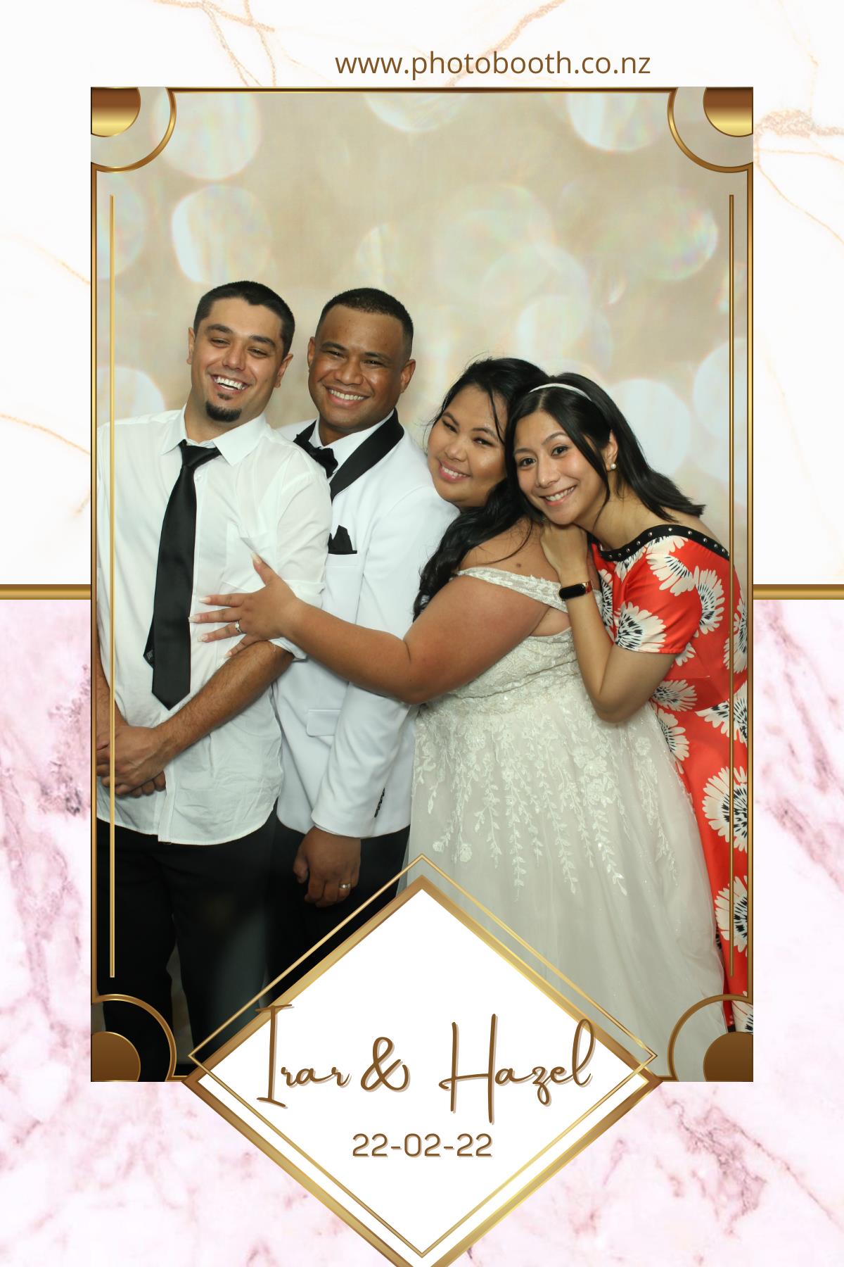 Irar & Hazel's Wedding | View more photos from the event at gallery.photobooth.co.nz/u/SelfieCentral/Irar-Hazels-Wedding