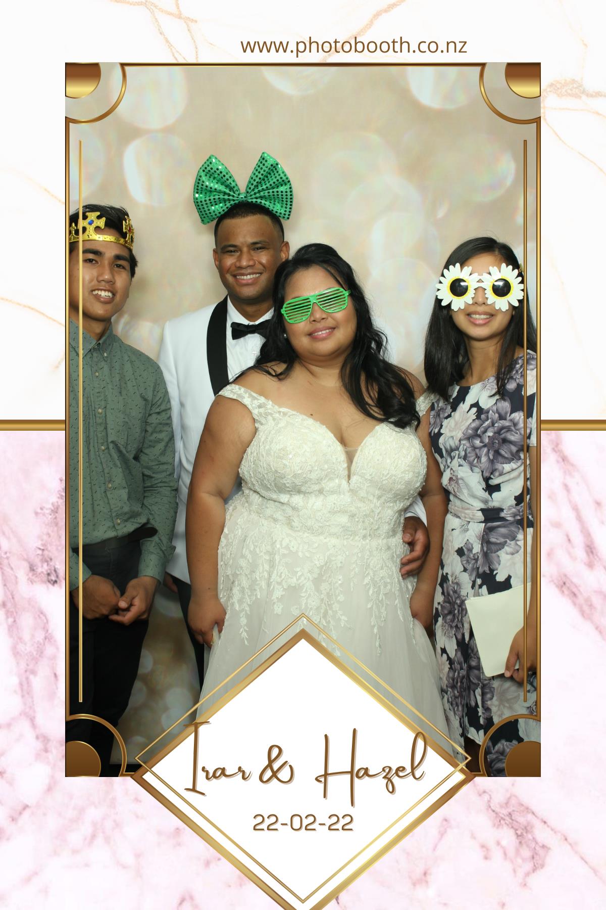 Irar & Hazel's Wedding | View more photos from the event at gallery.photobooth.co.nz/u/SelfieCentral/Irar-Hazels-Wedding