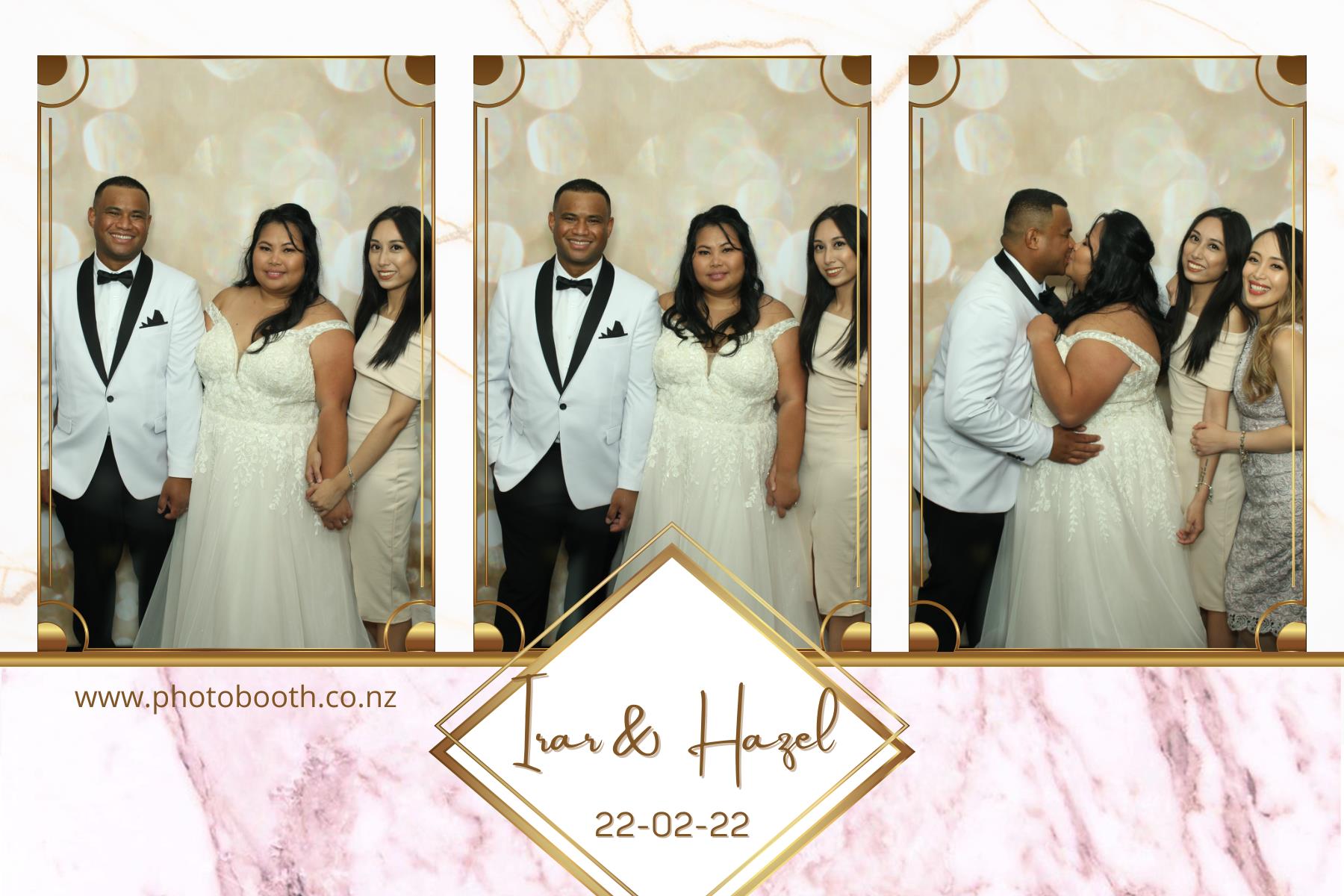 Irar & Hazel's Wedding | View more photos from the event at gallery.photobooth.co.nz/u/SelfieCentral/Irar-Hazels-Wedding