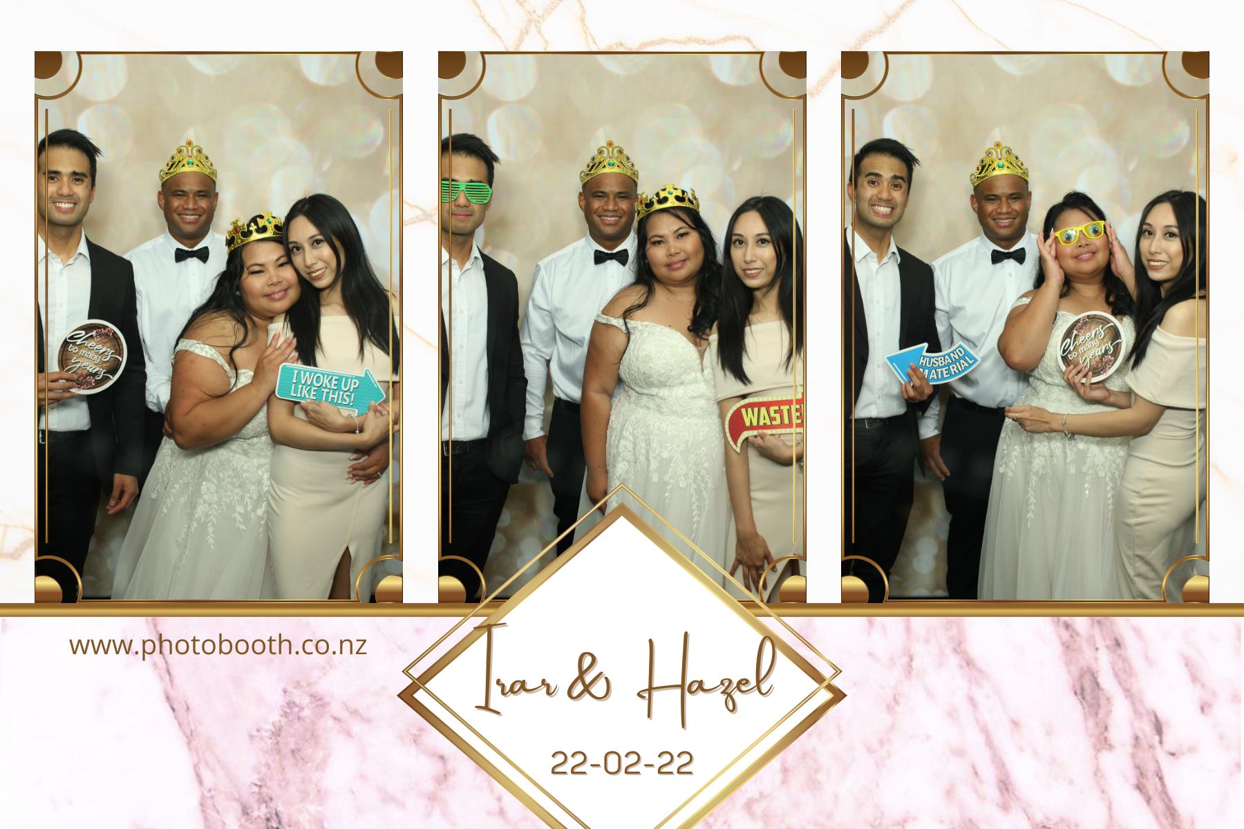 Irar & Hazel's Wedding | View more photos from the event at gallery.photobooth.co.nz/u/SelfieCentral/Irar-Hazels-Wedding