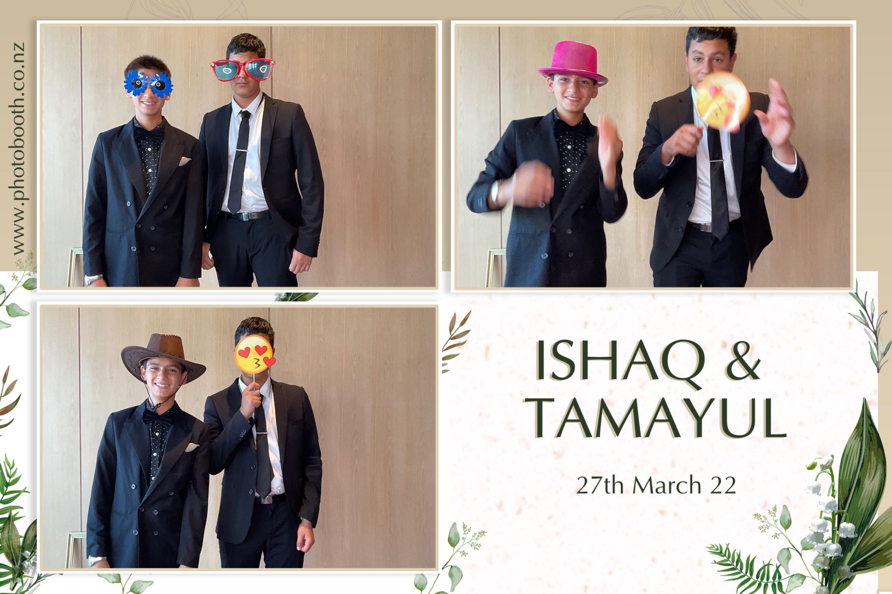 Ishaq & Tamayul's Wedding | View more photos from the event at gallery.photobooth.co.nz/u/SelfieCentral/Ishaq-Tamayuls-Wedding