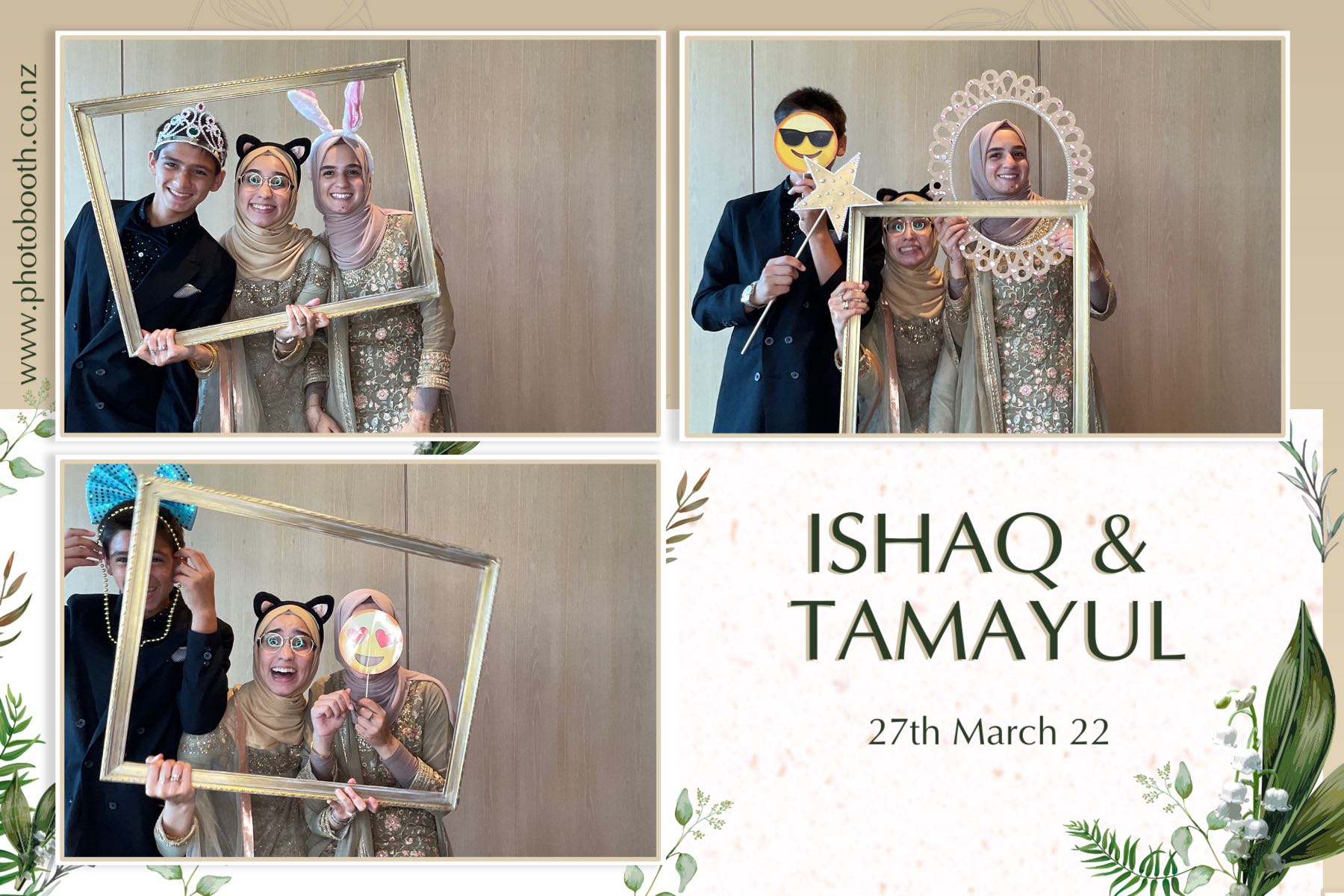 Ishaq & Tamayul's Wedding | View more photos from the event at gallery.photobooth.co.nz/u/SelfieCentral/Ishaq-Tamayuls-Wedding