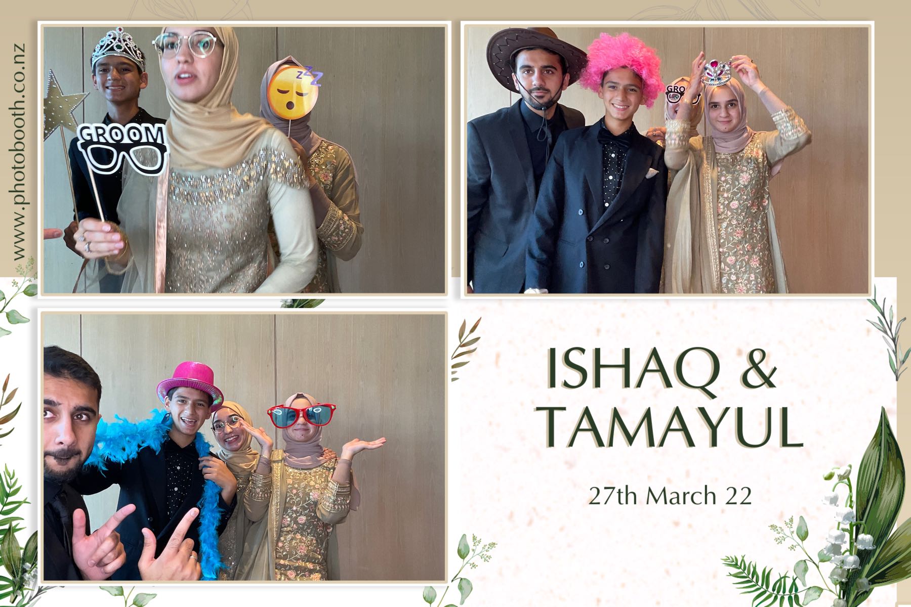 Ishaq & Tamayul's Wedding | View more photos from the event at gallery.photobooth.co.nz/u/SelfieCentral/Ishaq-Tamayuls-Wedding