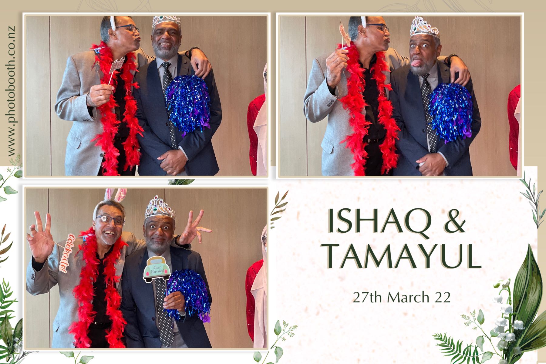 Ishaq & Tamayul's Wedding | View more photos from the event at gallery.photobooth.co.nz/u/SelfieCentral/Ishaq-Tamayuls-Wedding