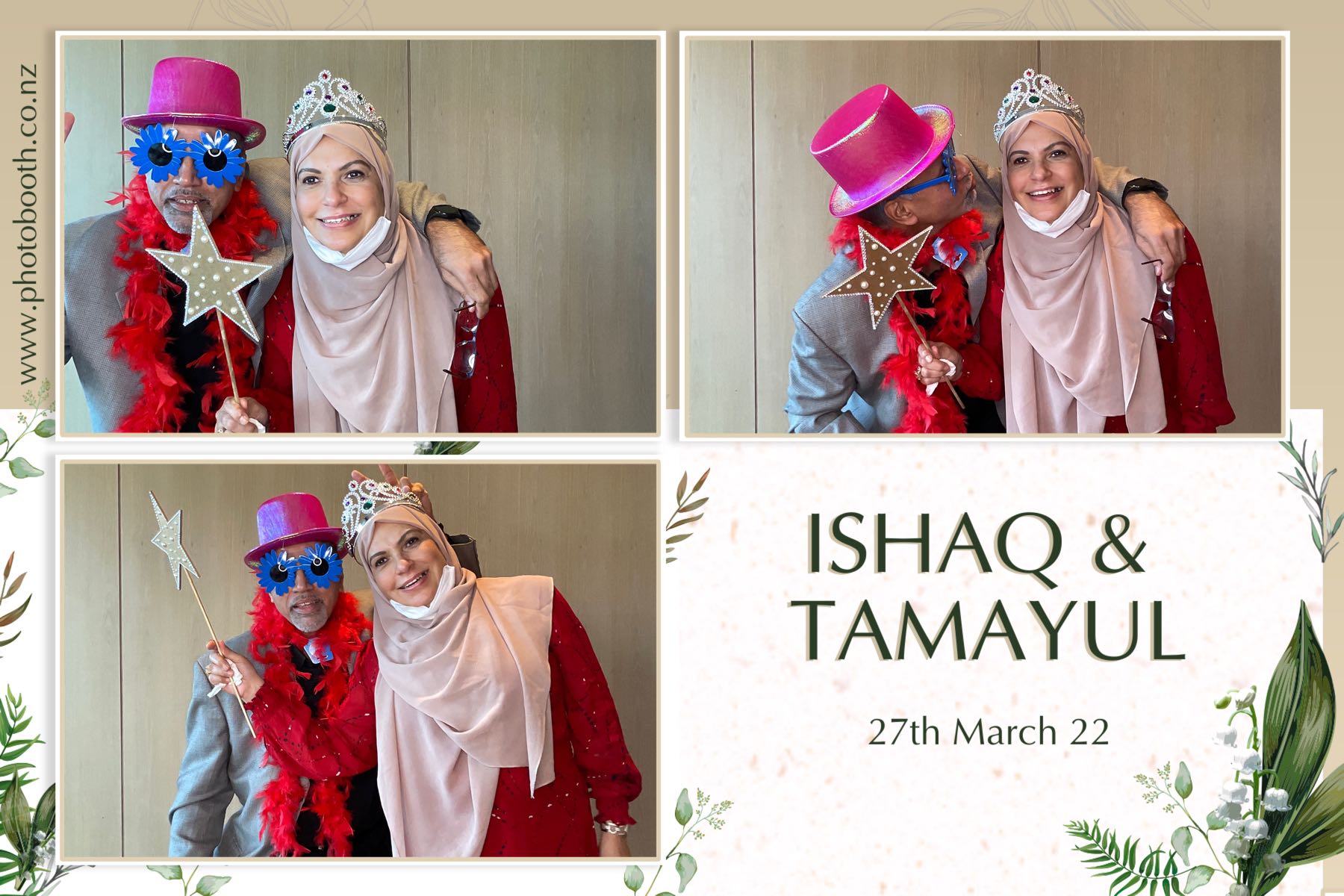 Ishaq & Tamayul's Wedding | View more photos from the event at gallery.photobooth.co.nz/u/SelfieCentral/Ishaq-Tamayuls-Wedding