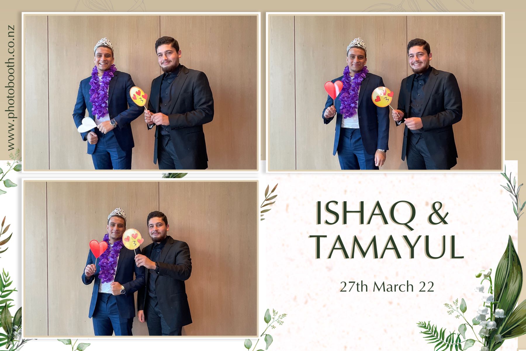 Ishaq & Tamayul's Wedding | View more photos from the event at gallery.photobooth.co.nz/u/SelfieCentral/Ishaq-Tamayuls-Wedding