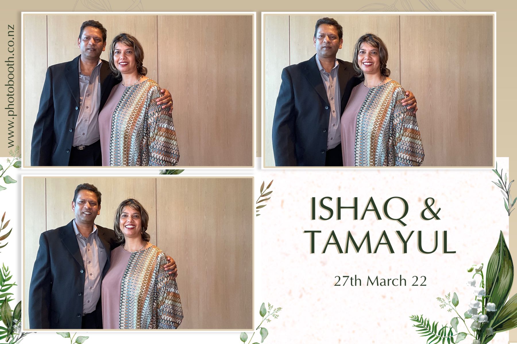 Ishaq & Tamayul's Wedding | View more photos from the event at gallery.photobooth.co.nz/u/SelfieCentral/Ishaq-Tamayuls-Wedding