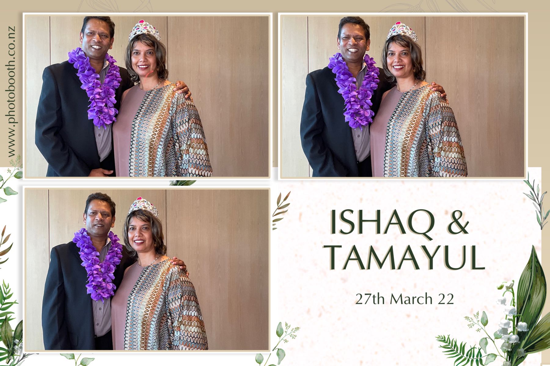 Ishaq & Tamayul's Wedding | View more photos from the event at gallery.photobooth.co.nz/u/SelfieCentral/Ishaq-Tamayuls-Wedding