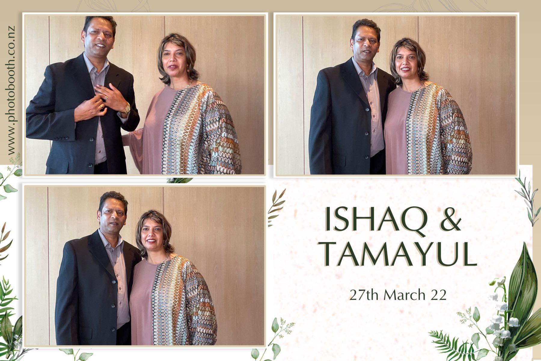 Ishaq & Tamayul's Wedding | View more photos from the event at gallery.photobooth.co.nz/u/SelfieCentral/Ishaq-Tamayuls-Wedding