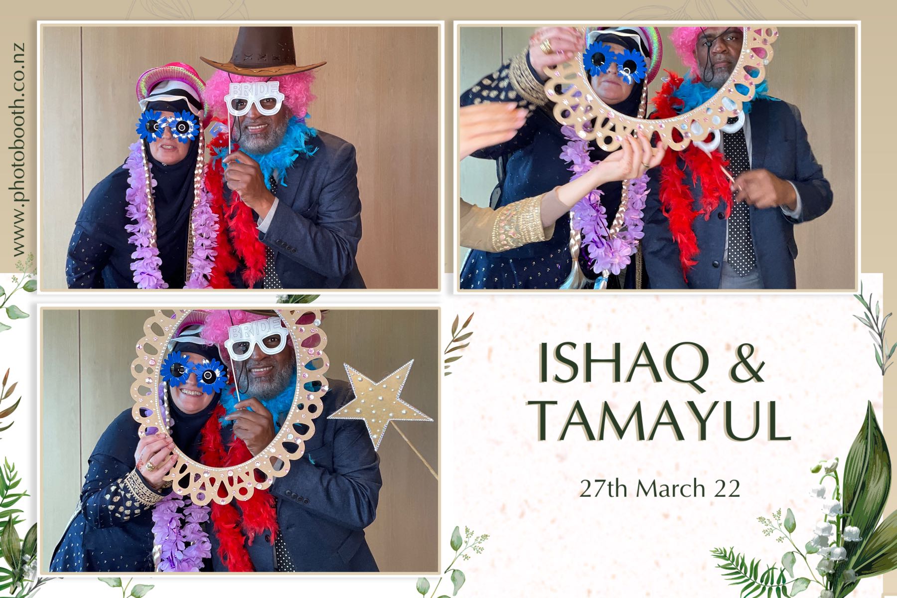 Ishaq & Tamayul's Wedding | View more photos from the event at gallery.photobooth.co.nz/u/SelfieCentral/Ishaq-Tamayuls-Wedding