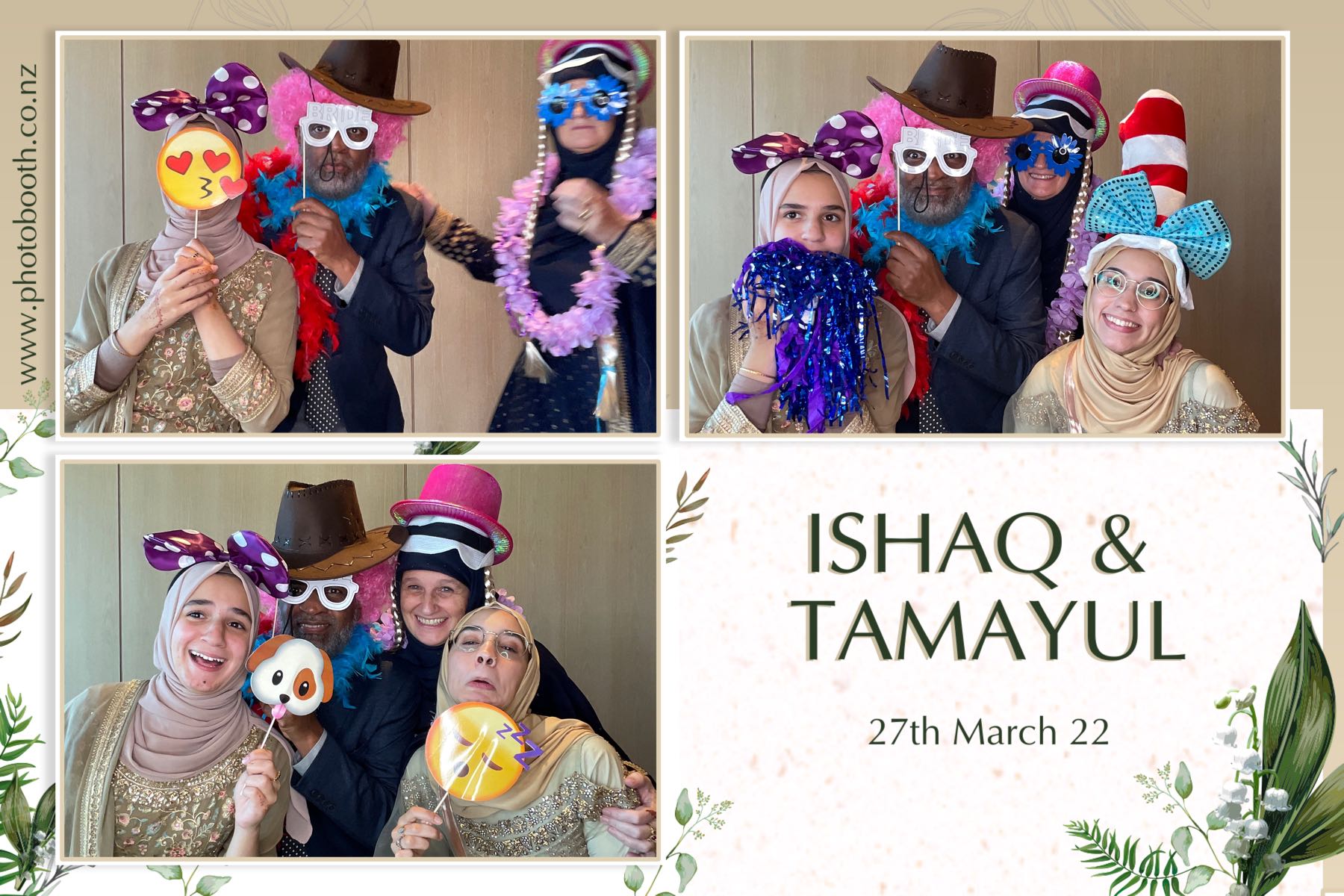 Ishaq & Tamayul's Wedding | View more photos from the event at gallery.photobooth.co.nz/u/SelfieCentral/Ishaq-Tamayuls-Wedding