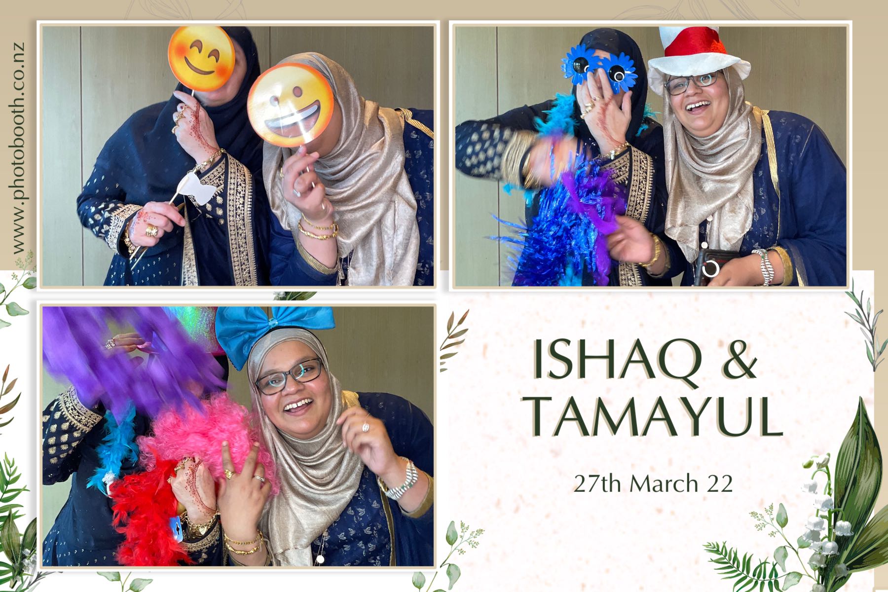 Ishaq & Tamayul's Wedding | View more photos from the event at gallery.photobooth.co.nz/u/SelfieCentral/Ishaq-Tamayuls-Wedding