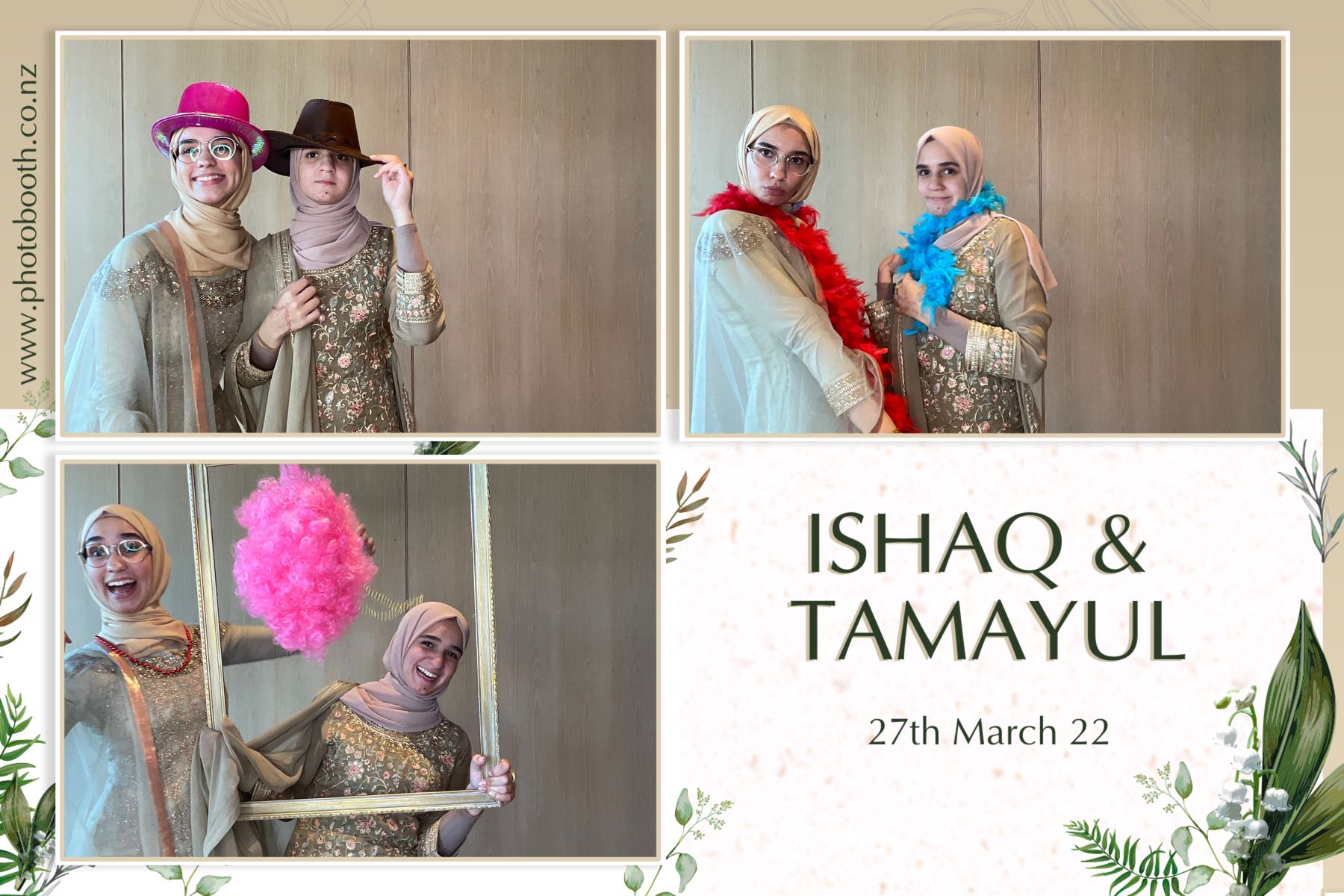 Ishaq & Tamayul's Wedding | View more photos from the event at gallery.photobooth.co.nz/u/SelfieCentral/Ishaq-Tamayuls-Wedding