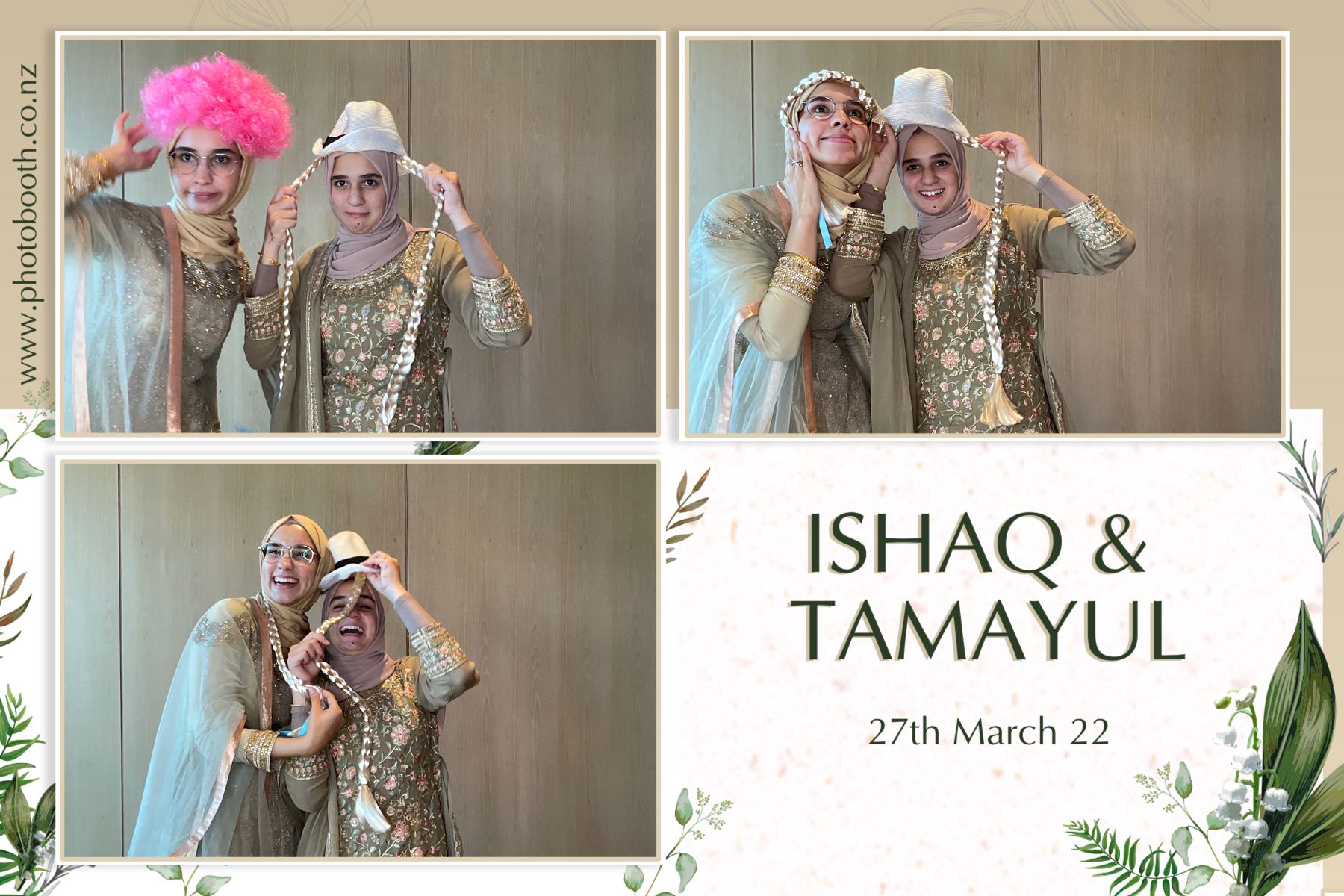 Ishaq & Tamayul's Wedding | View more photos from the event at gallery.photobooth.co.nz/u/SelfieCentral/Ishaq-Tamayuls-Wedding