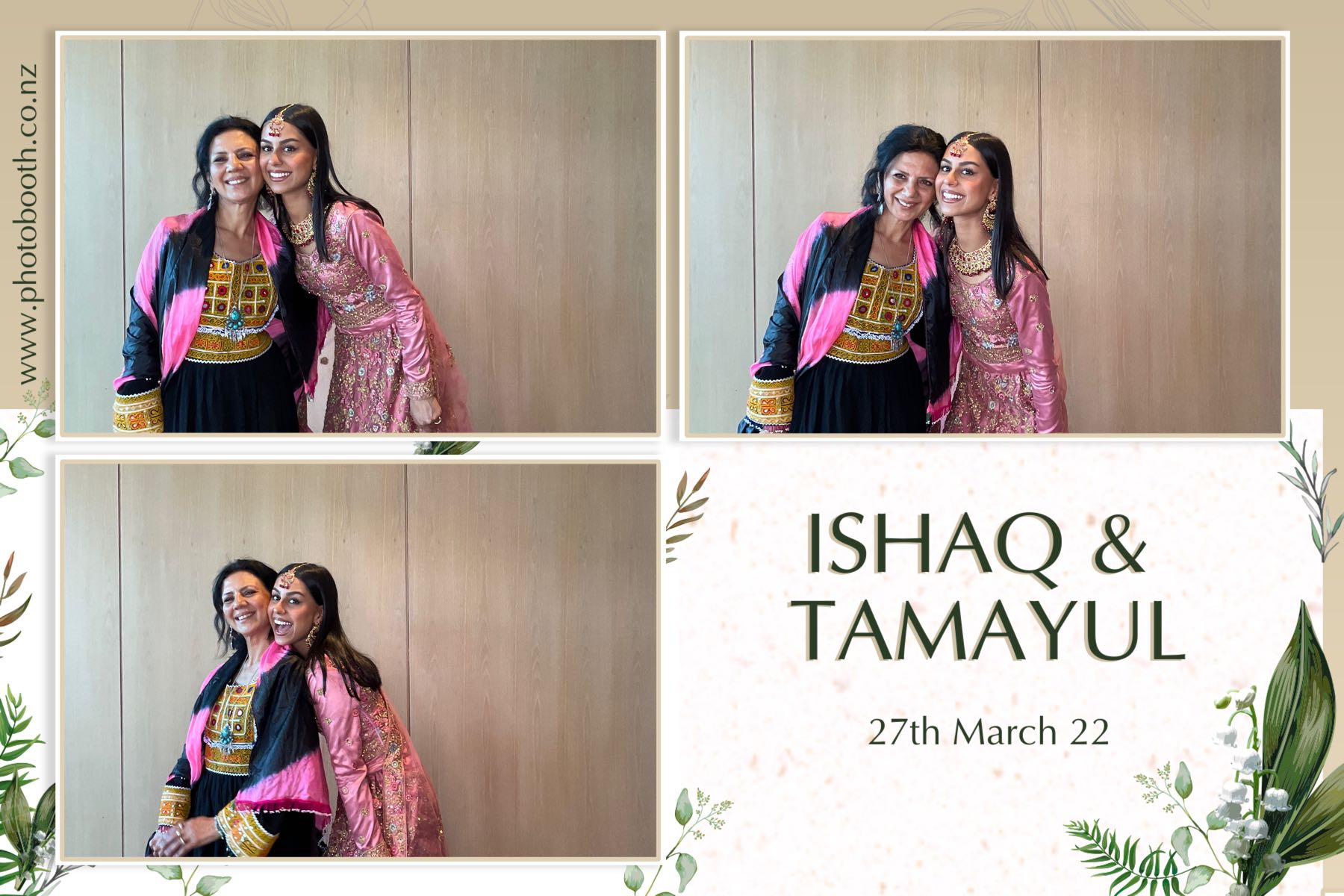 Ishaq & Tamayul's Wedding | View more photos from the event at gallery.photobooth.co.nz/u/SelfieCentral/Ishaq-Tamayuls-Wedding