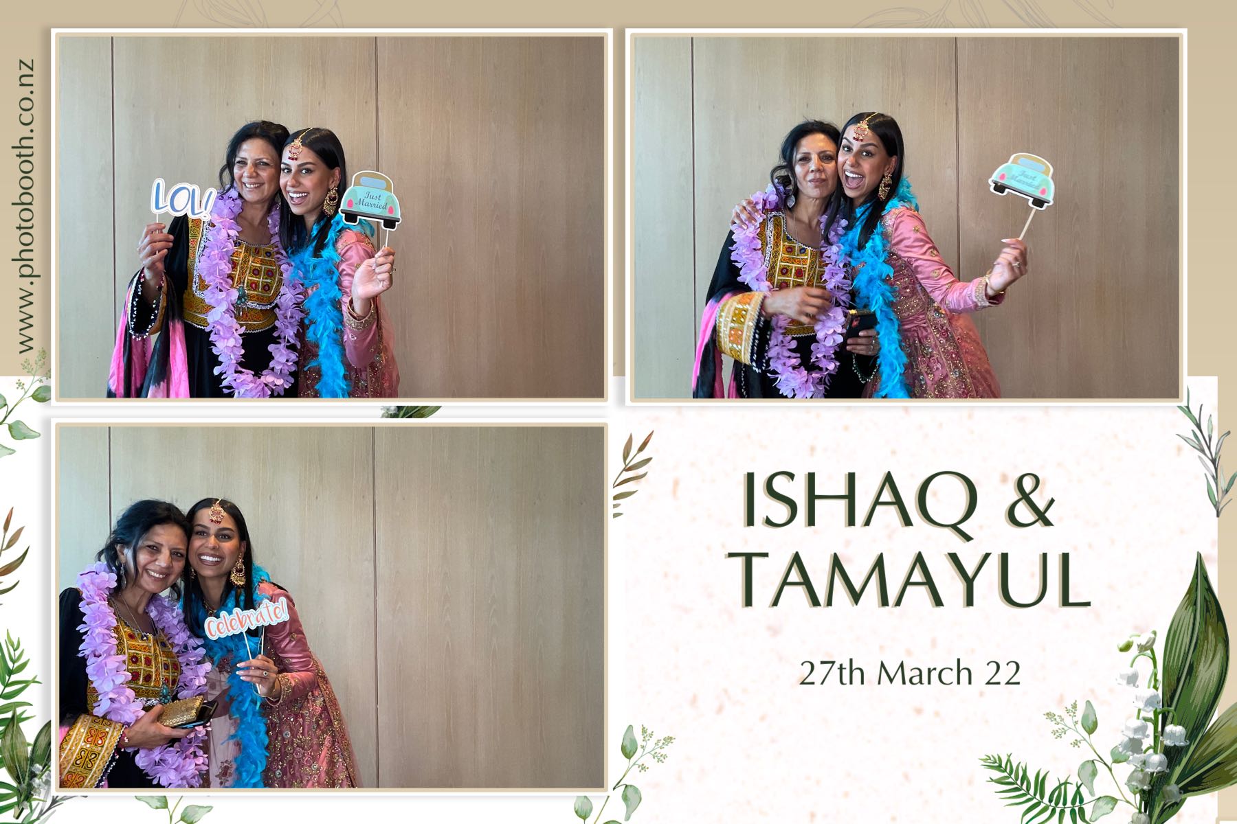 Ishaq & Tamayul's Wedding | View more photos from the event at gallery.photobooth.co.nz/u/SelfieCentral/Ishaq-Tamayuls-Wedding