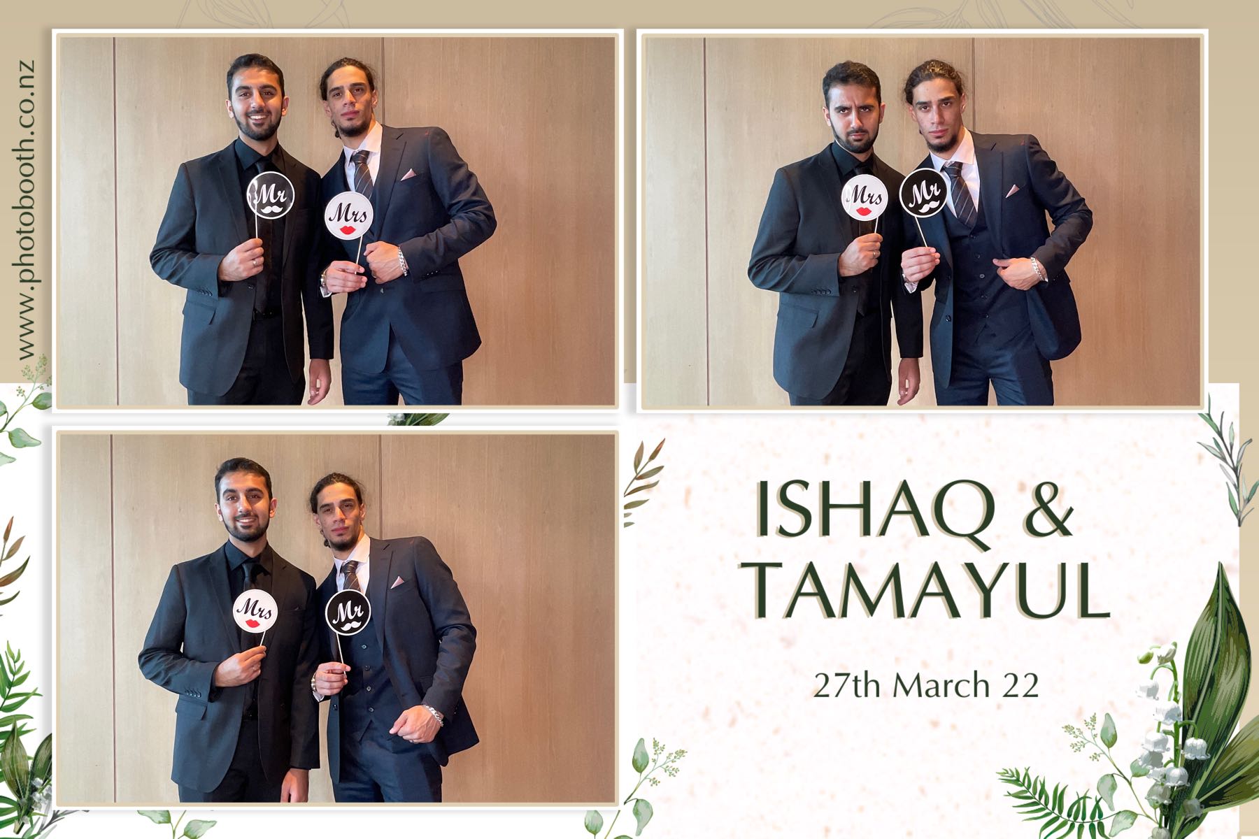Ishaq & Tamayul's Wedding | View more photos from the event at gallery.photobooth.co.nz/u/SelfieCentral/Ishaq-Tamayuls-Wedding