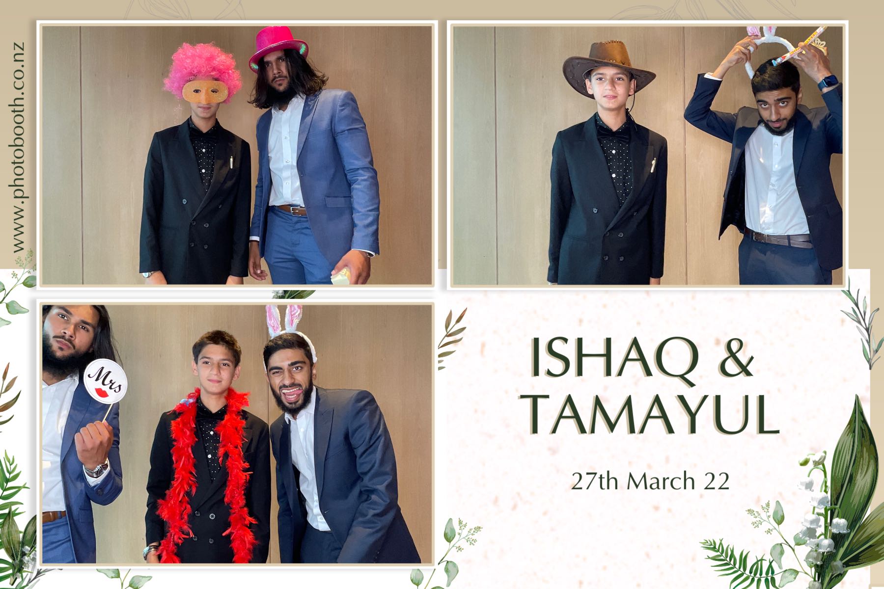 Ishaq & Tamayul's Wedding | View more photos from the event at gallery.photobooth.co.nz/u/SelfieCentral/Ishaq-Tamayuls-Wedding