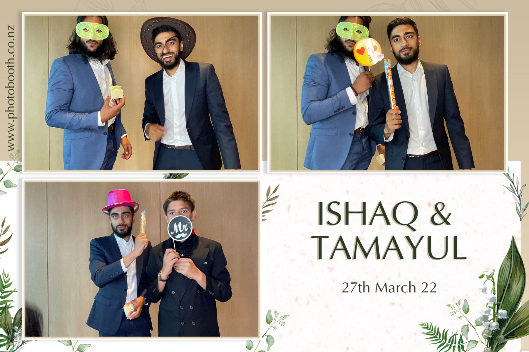 Ishaq & Tamayul's Wedding | View more photos from the event at gallery.photobooth.co.nz/u/SelfieCentral/Ishaq-Tamayuls-Wedding