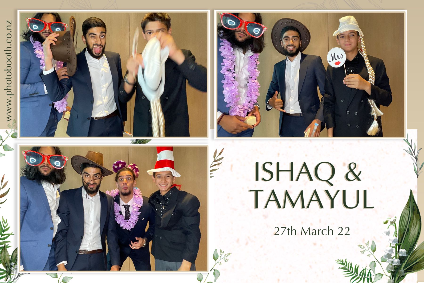 Ishaq & Tamayul's Wedding | View more photos from the event at gallery.photobooth.co.nz/u/SelfieCentral/Ishaq-Tamayuls-Wedding