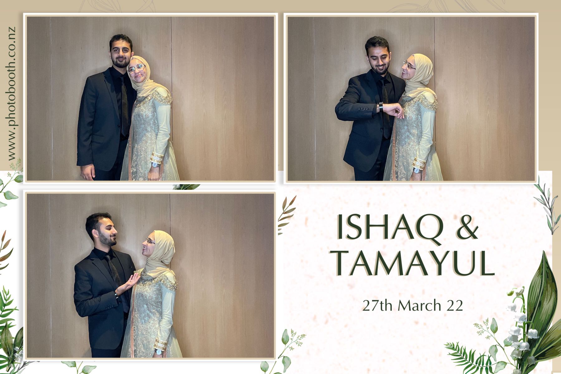 Ishaq & Tamayul's Wedding | View more photos from the event at gallery.photobooth.co.nz/u/SelfieCentral/Ishaq-Tamayuls-Wedding