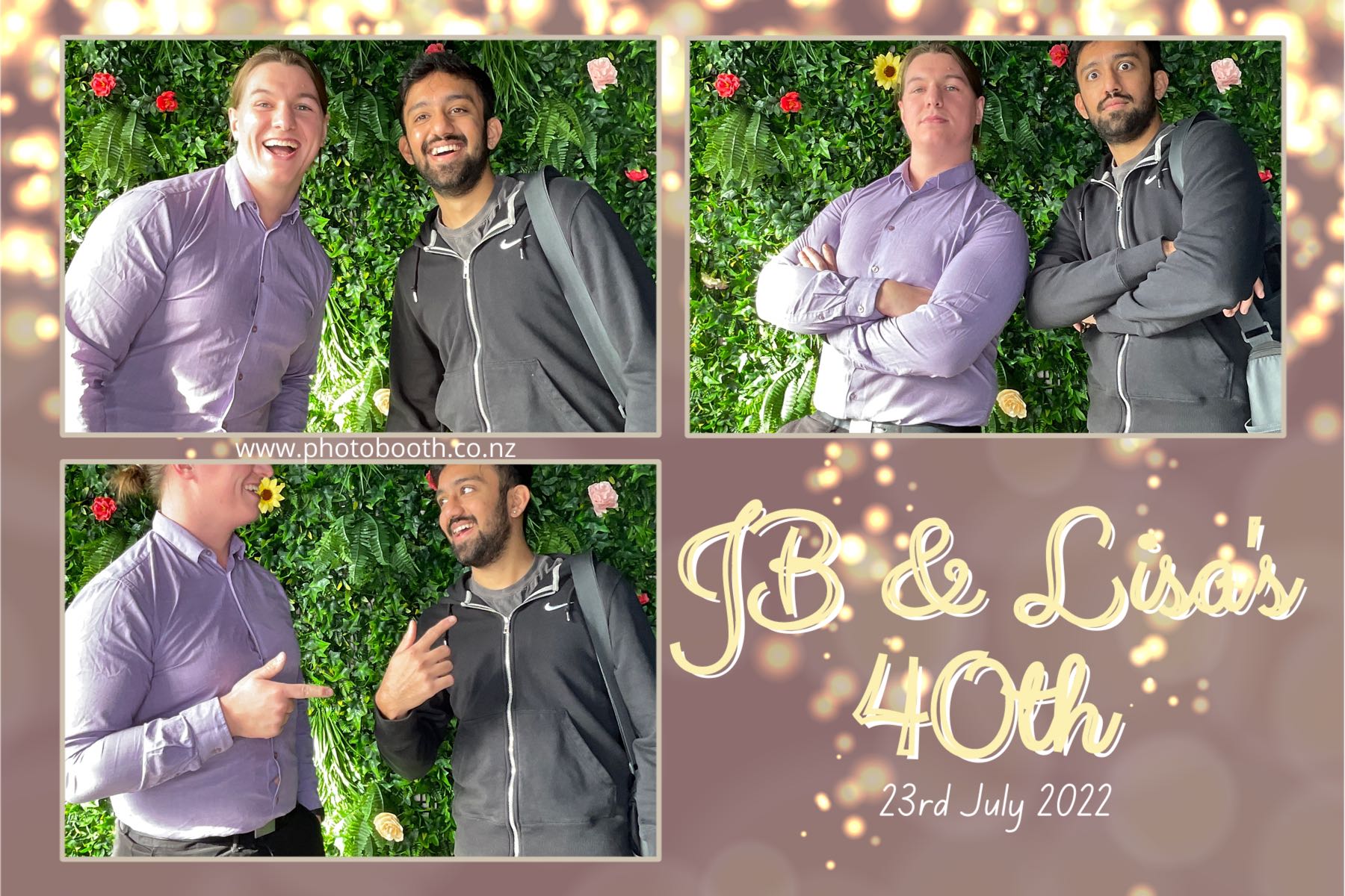 JB & Lisa's 40th Birthday | View more photos from the event at gallery.photobooth.co.nz/u/SelfieCentral/JB-Lisas-40th-Birthday