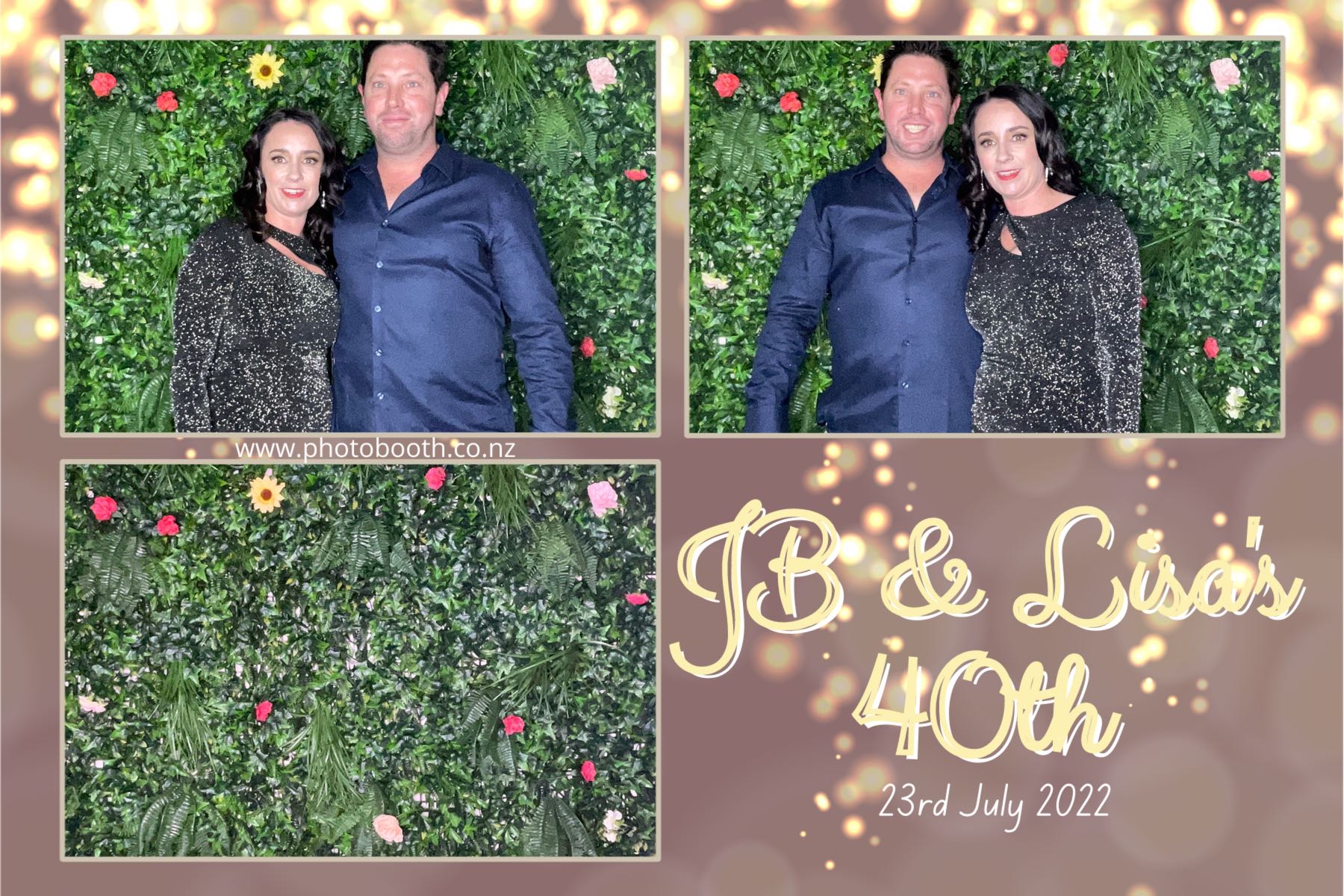 JB & Lisa's 40th Birthday | View more photos from the event at gallery.photobooth.co.nz/u/SelfieCentral/JB-Lisas-40th-Birthday