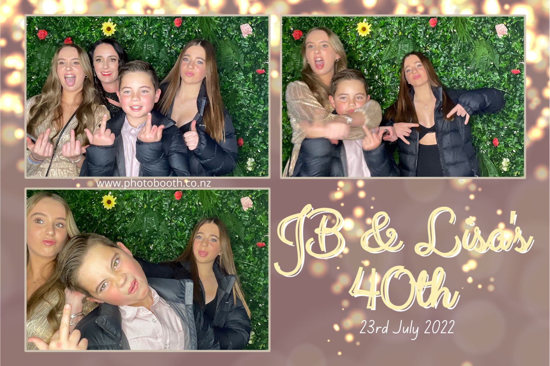JB & Lisa's 40th Birthday | View more photos from the event at gallery.photobooth.co.nz/u/SelfieCentral/JB-Lisas-40th-Birthday