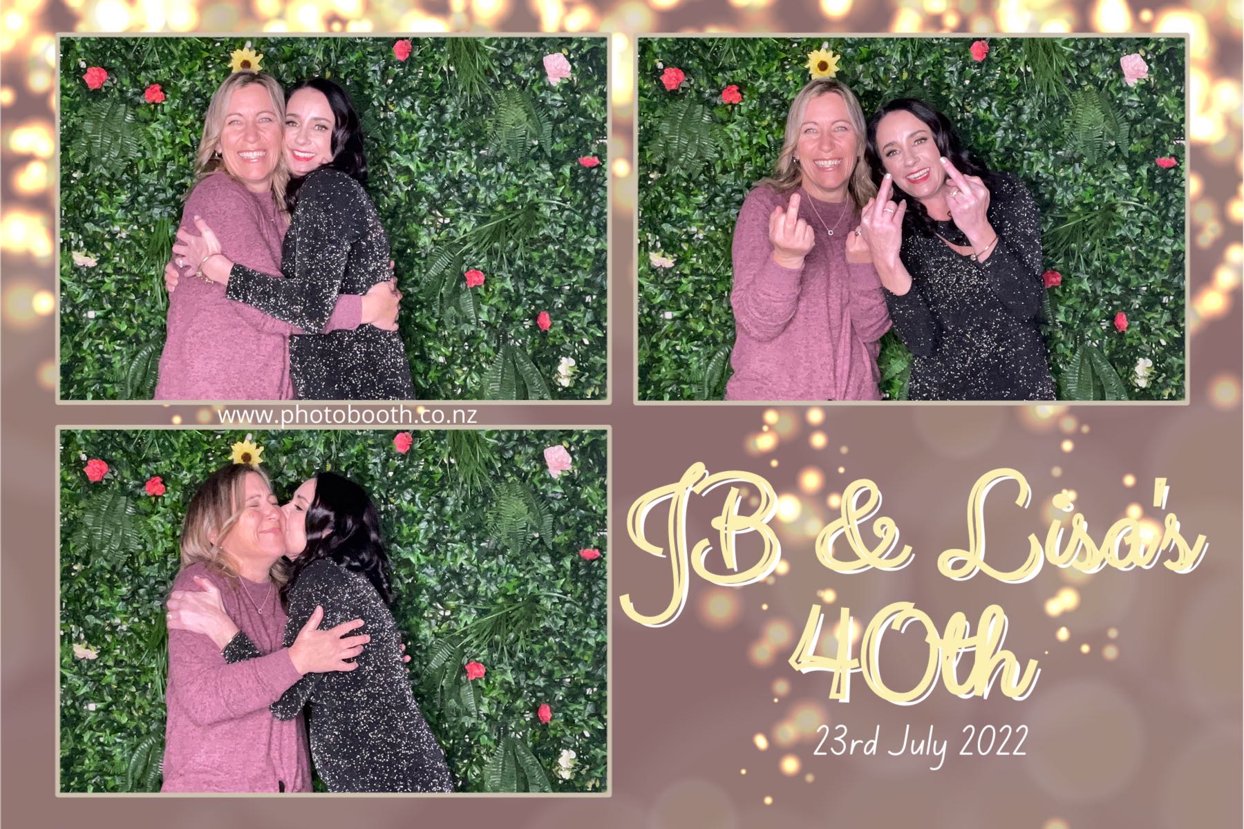 JB & Lisa's 40th Birthday | View more photos from the event at gallery.photobooth.co.nz/u/SelfieCentral/JB-Lisas-40th-Birthday