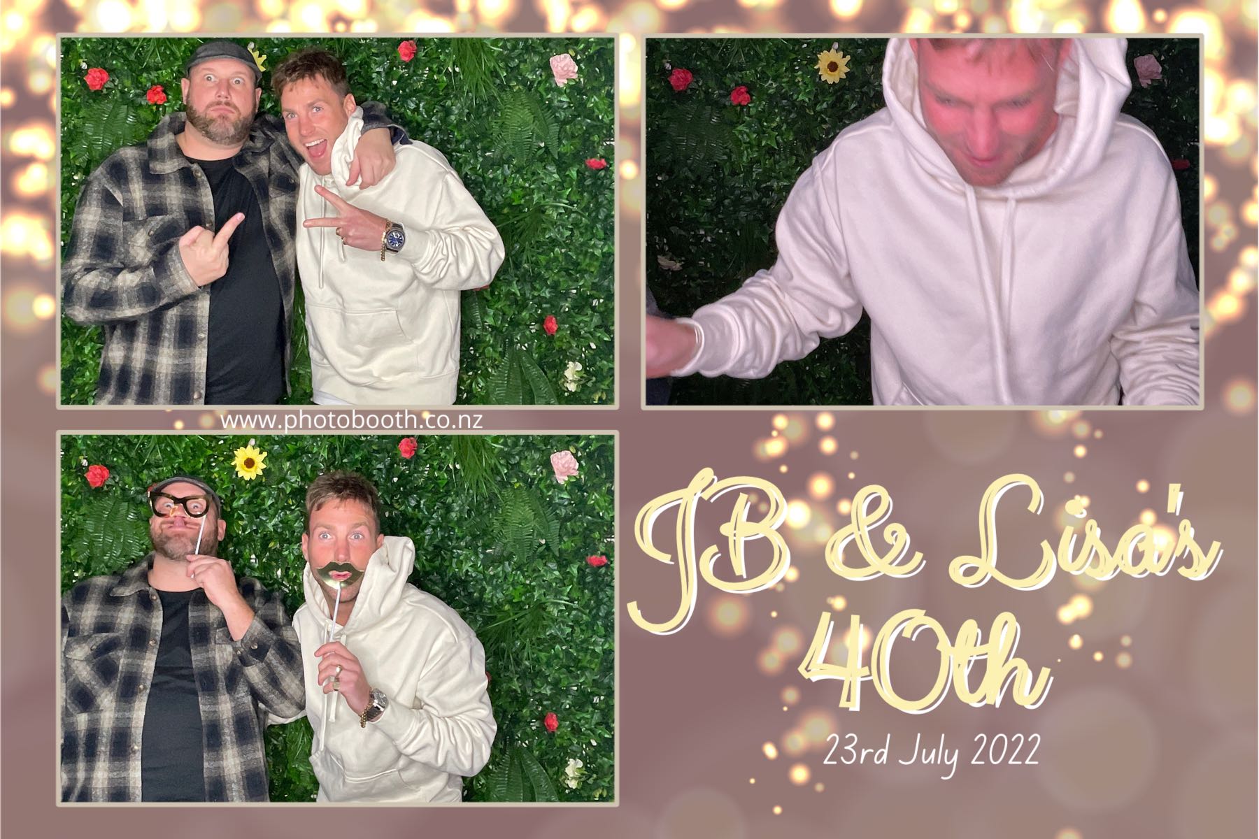 JB & Lisa's 40th Birthday | View more photos from the event at gallery.photobooth.co.nz/u/SelfieCentral/JB-Lisas-40th-Birthday