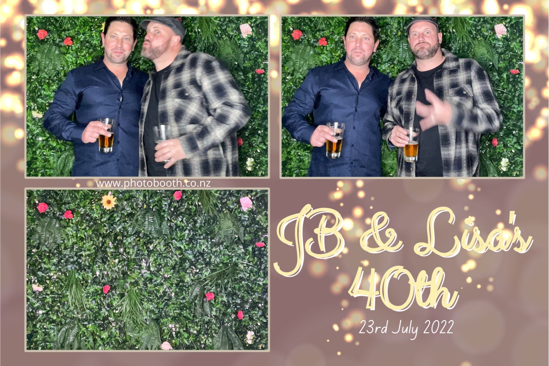JB & Lisa's 40th Birthday | View more photos from the event at gallery.photobooth.co.nz/u/SelfieCentral/JB-Lisas-40th-Birthday