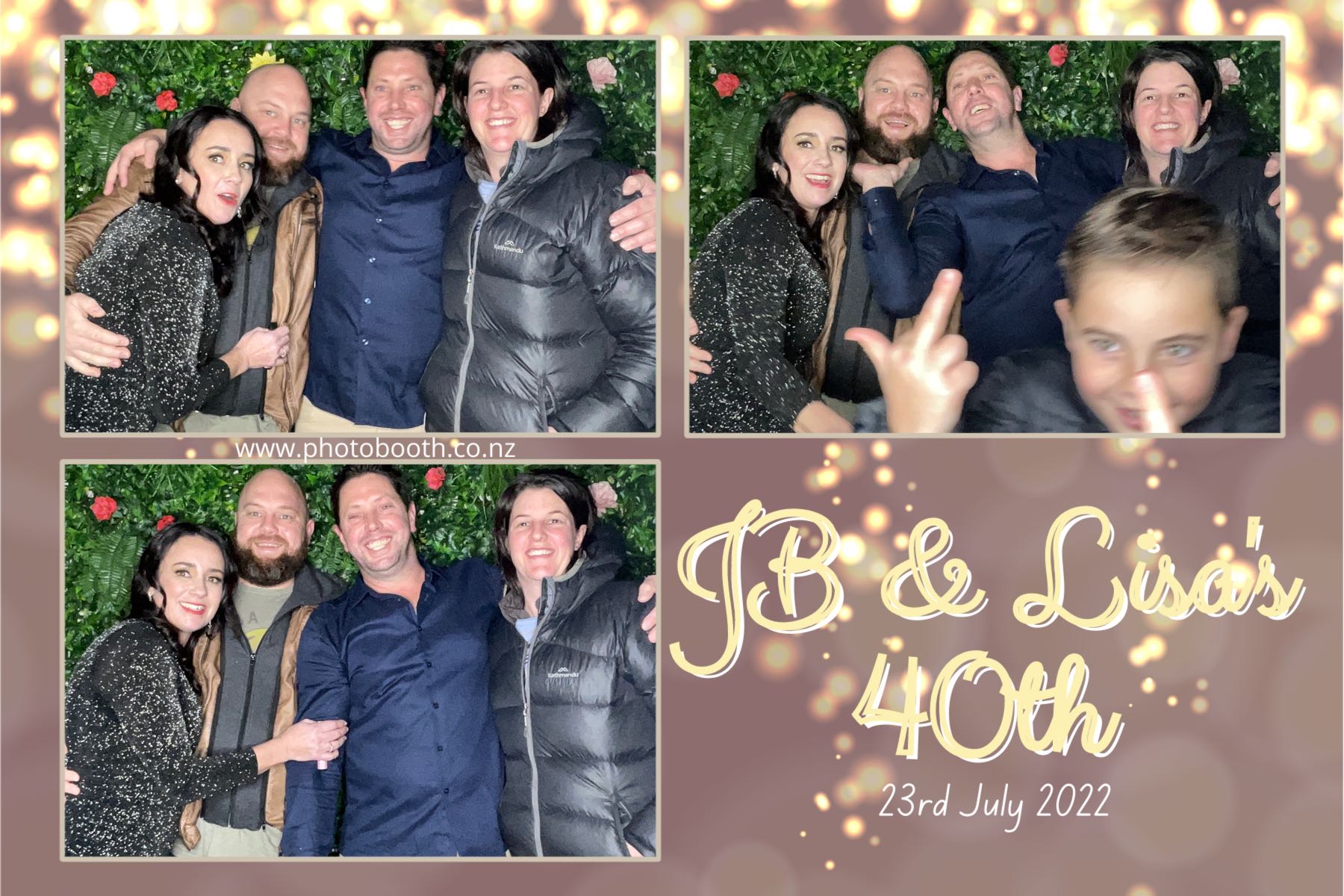 JB & Lisa's 40th Birthday | View more photos from the event at gallery.photobooth.co.nz/u/SelfieCentral/JB-Lisas-40th-Birthday